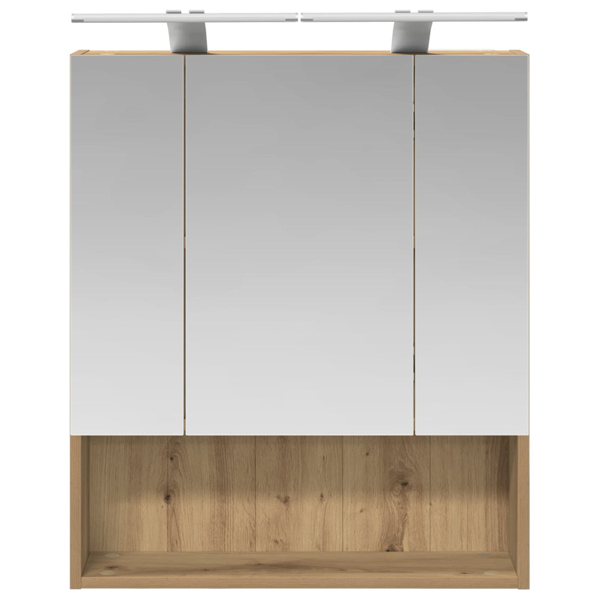 Bathroom Mirror Cabinet Artisian Oak 60 x 14.5 x 70 cm