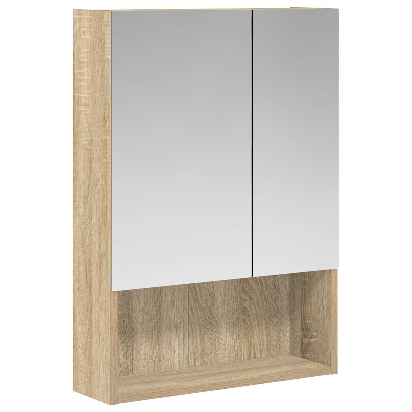 Bathroom Mirror Cabinet Sonoma Oak 50 x 14.5 x 70 cm