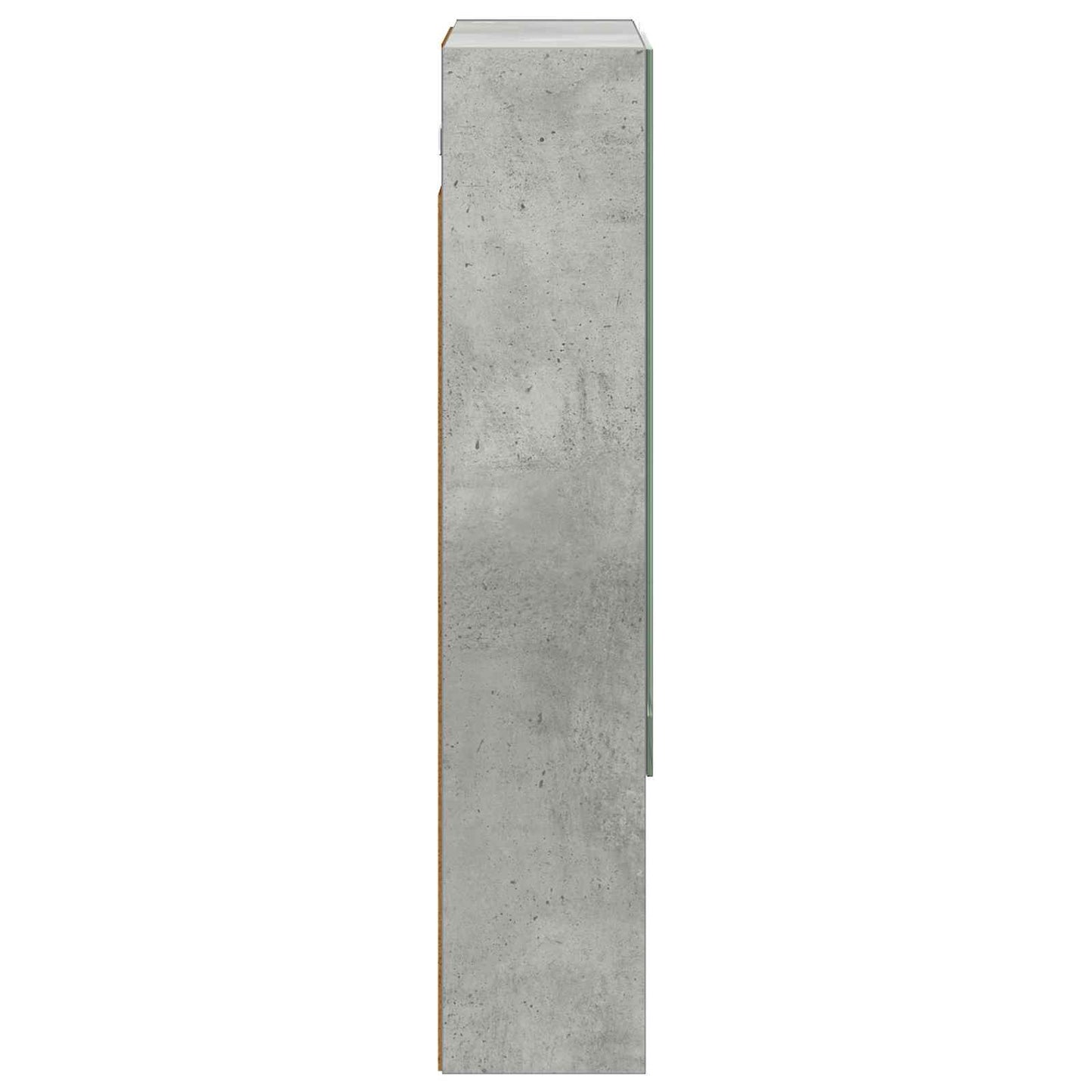 Bathroom Mirror Cabinet Concrete Grey 50 x 14.5 x 70 cm
