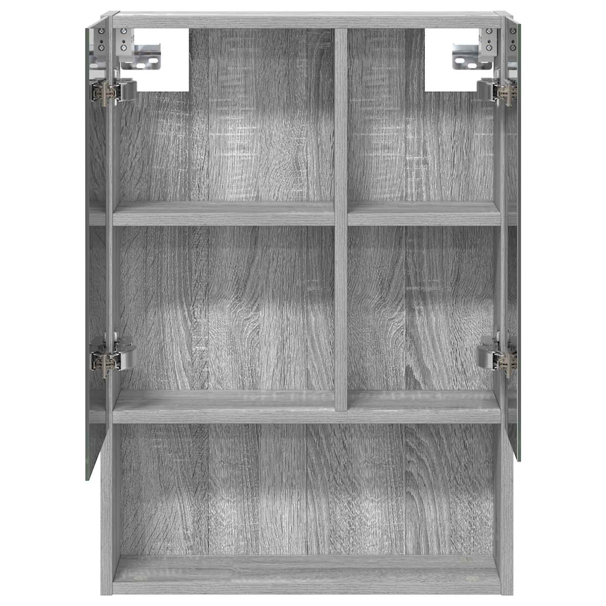 Bathroom Mirror Cabinet Grey Sonoma 50 x 14.5 x 70 cm