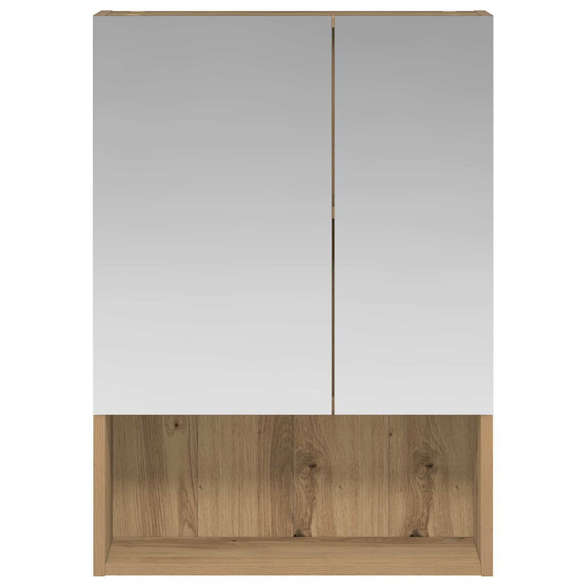 Bathroom Mirror Cabinet Artisian Oak 50 x 14.5 x 70 cm