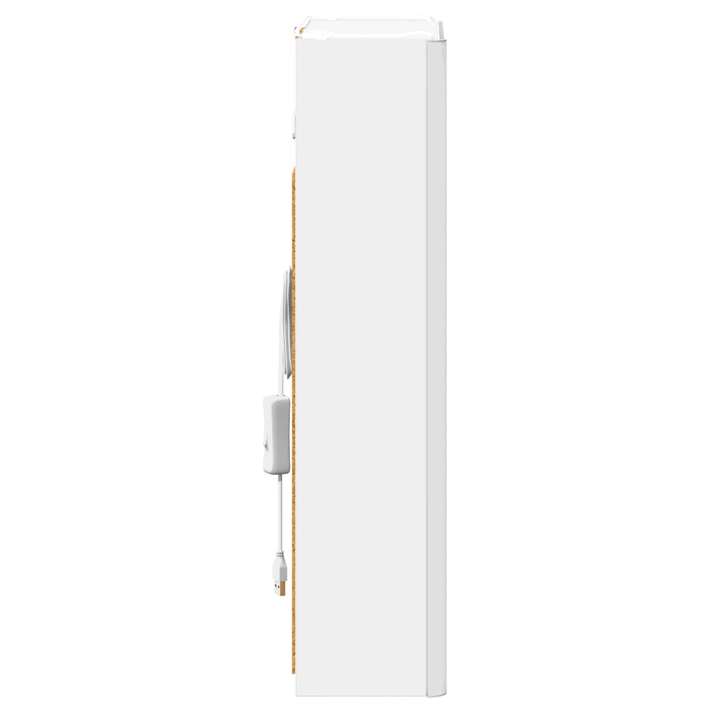 Bathroom Mirror Cabinet White 33 x 11.5 x 50 cm Engineered wood