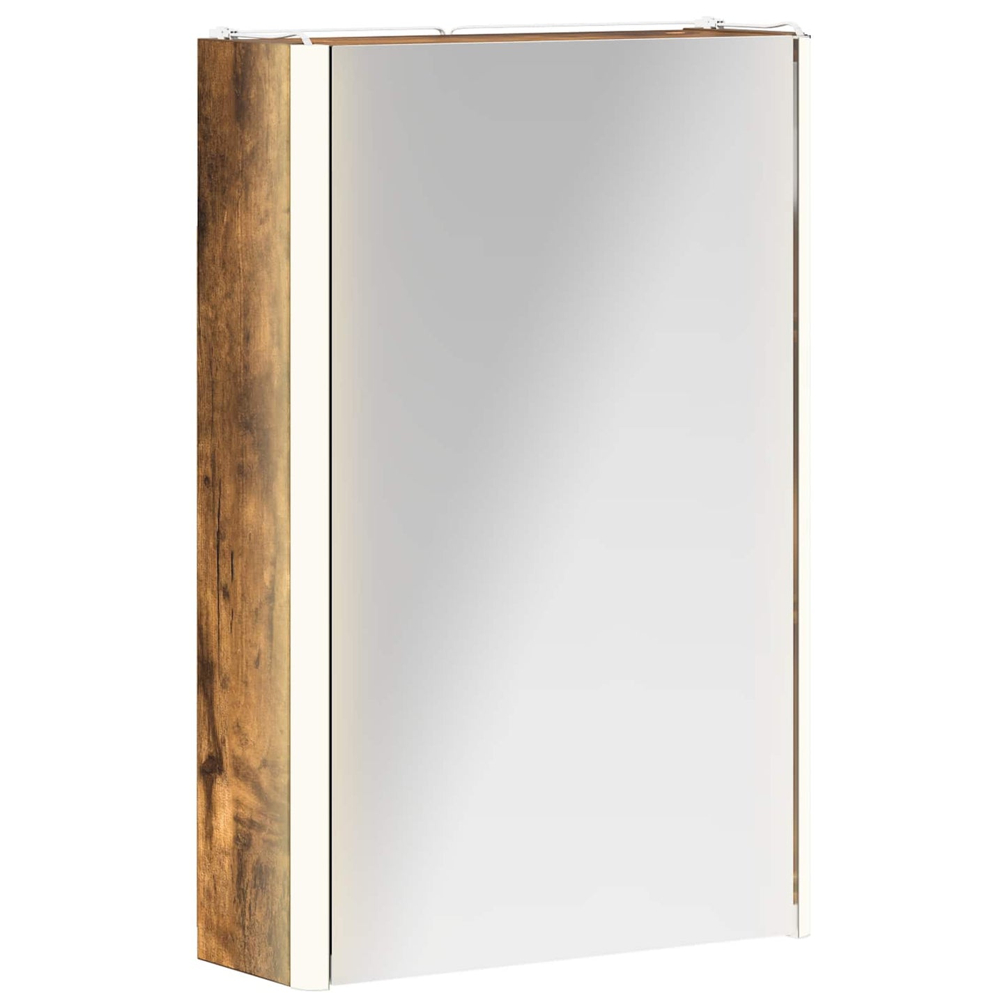 Bathroom Mirror Cabinet Smoked Oak 33 x 11.5 x 50 cm