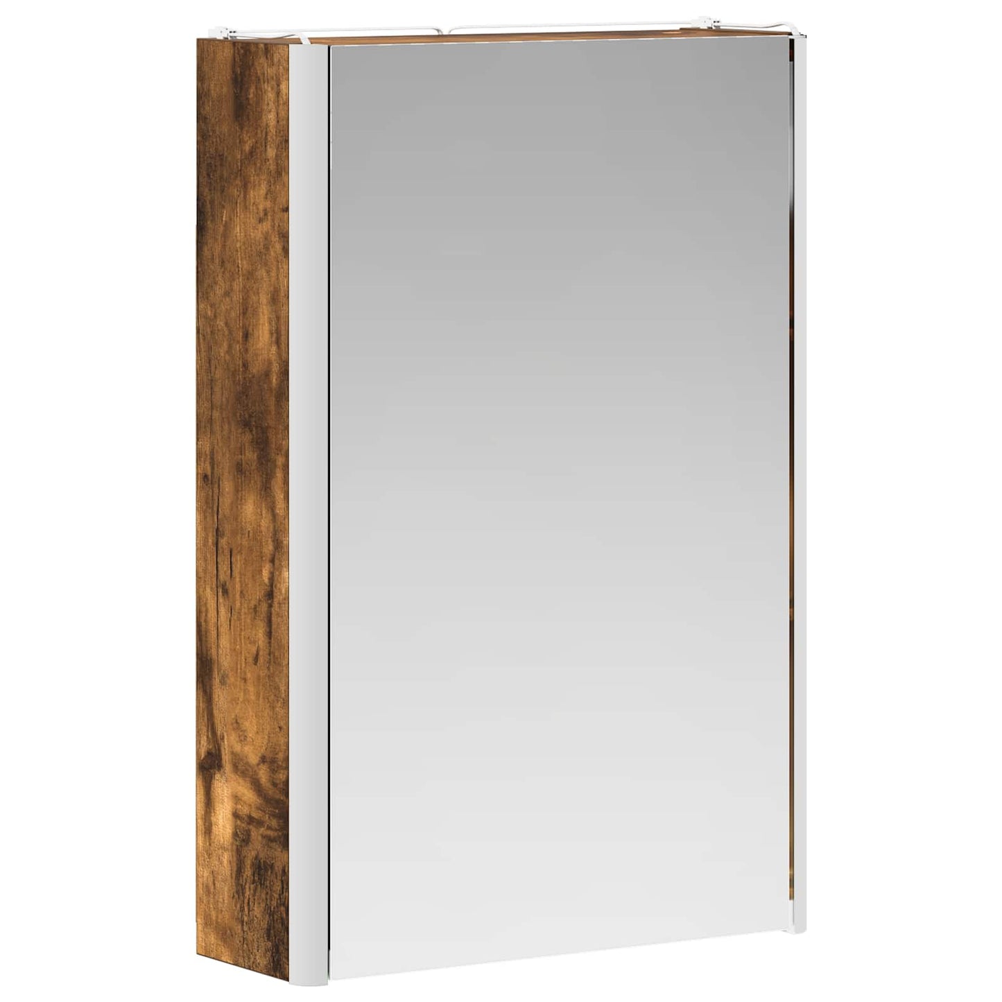 Bathroom Mirror Cabinet Smoked Oak 33 x 11.5 x 50 cm