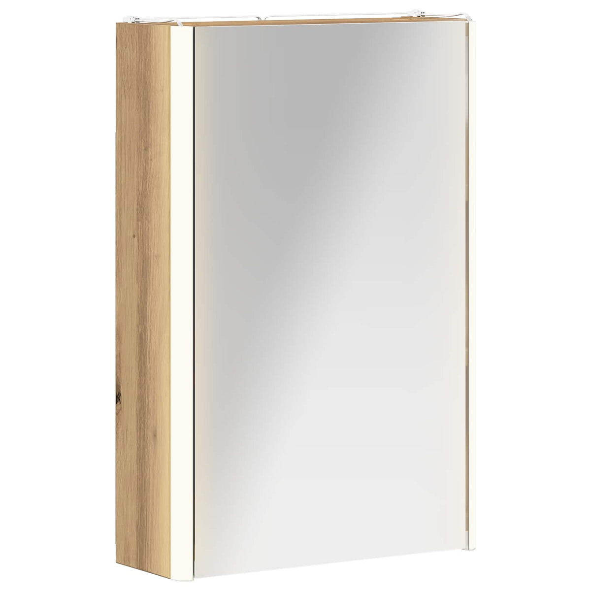Bathroom Mirror Cabinet Artisian Oak 33 x 11.5 x 50 cm