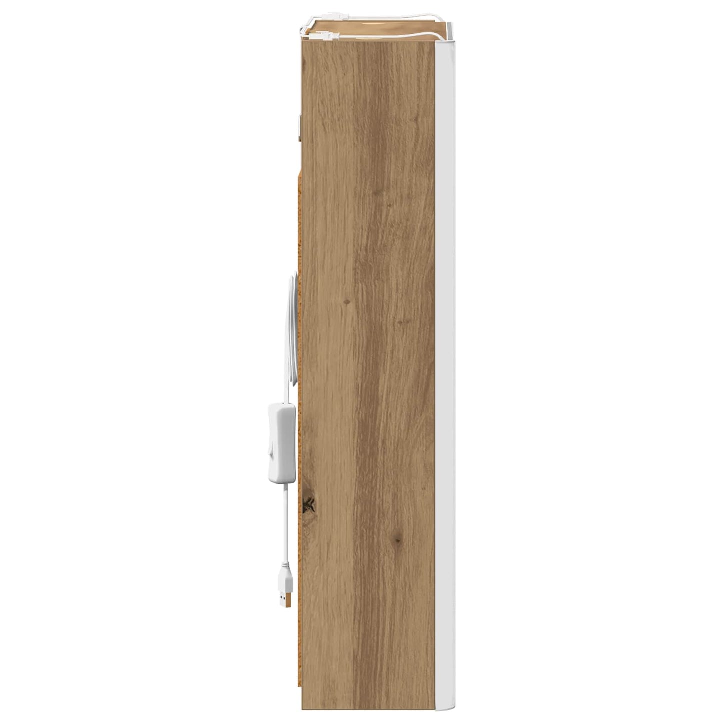 Bathroom Mirror Cabinet Artisian Oak 33 x 11.5 x 50 cm