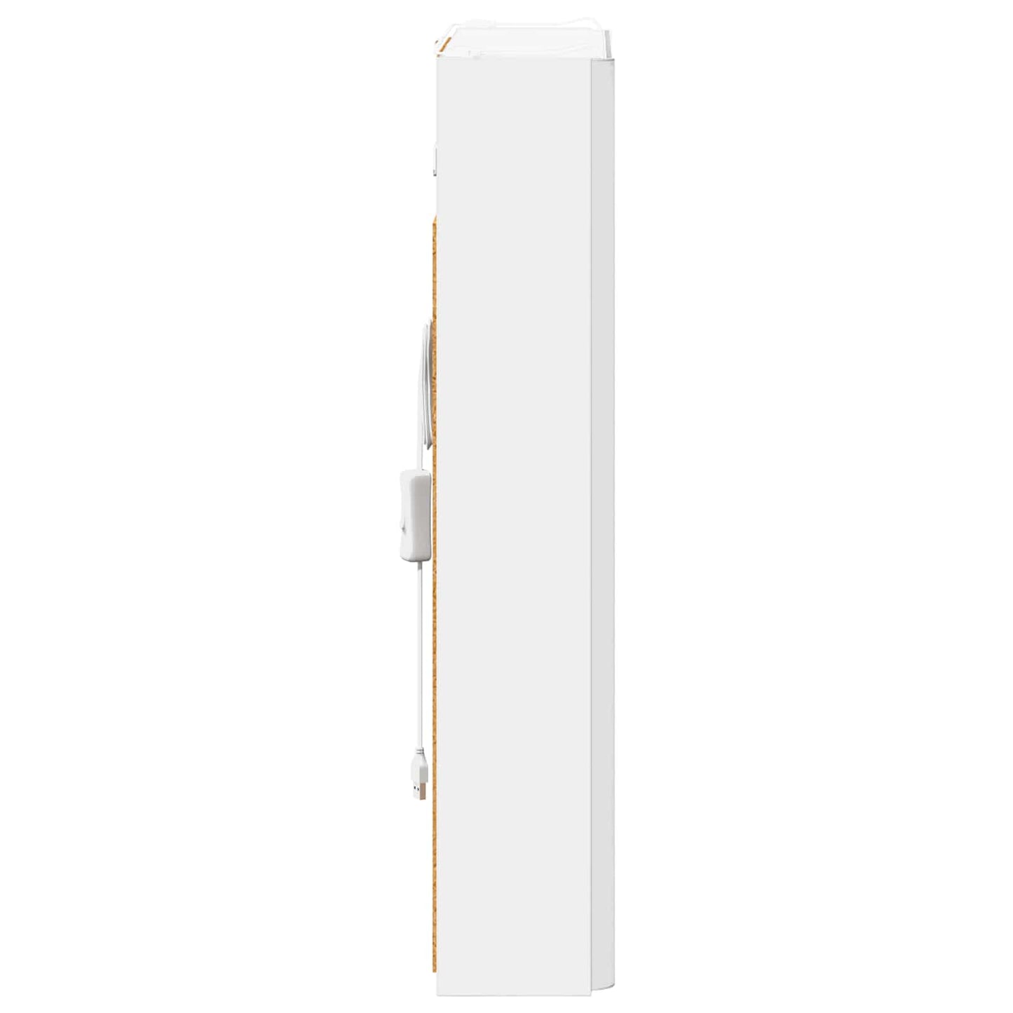 Bathroom Mirror Cabinet White 43 x 11.5 x 60.5 cm