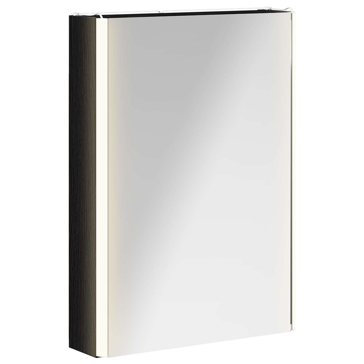 Bathroom Mirror Cabinet Black Oak 43 x 11.5 x 60.5 cm
