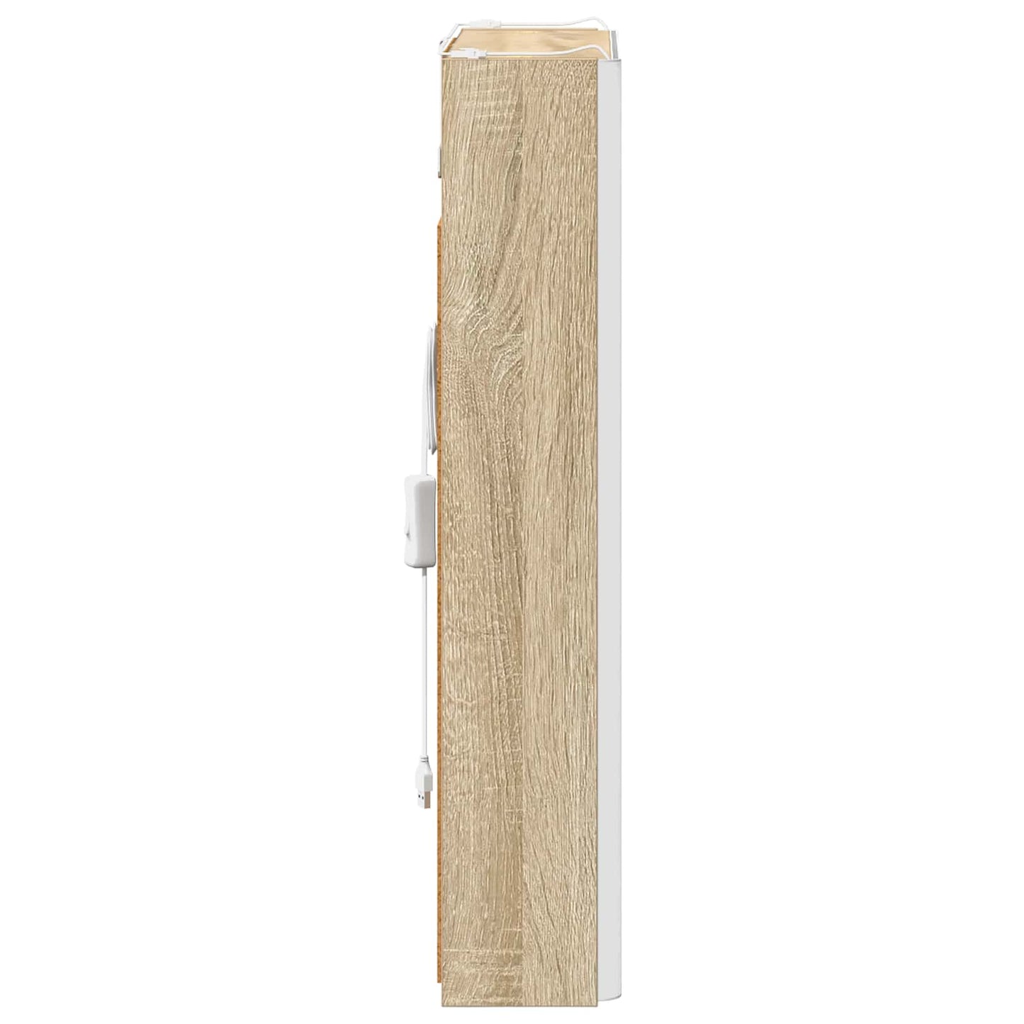 Bathroom Mirror Cabinet Sonoma Oak 43 x 11.5 x 60.5 cm