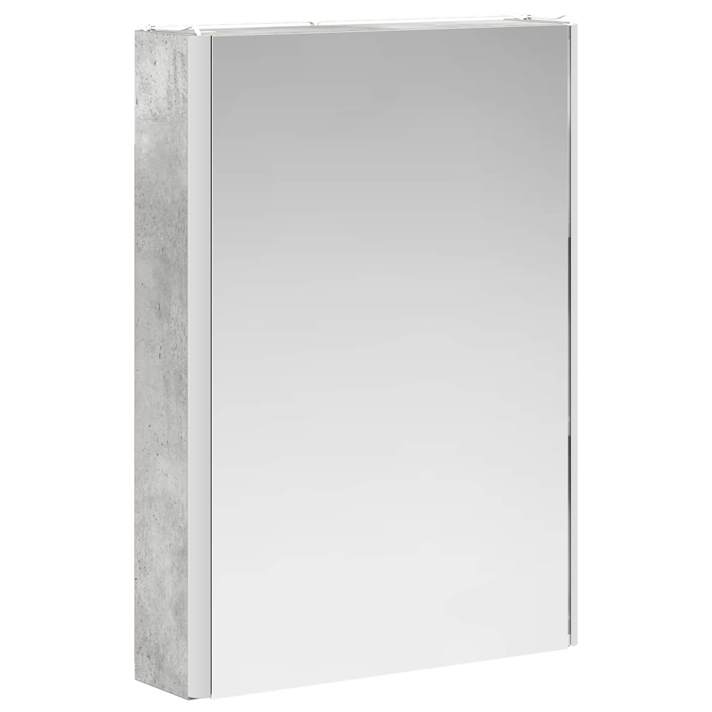 Bathroom Mirror Cabinet Concrete Grey 43 x 11.5 x 60.5 cm