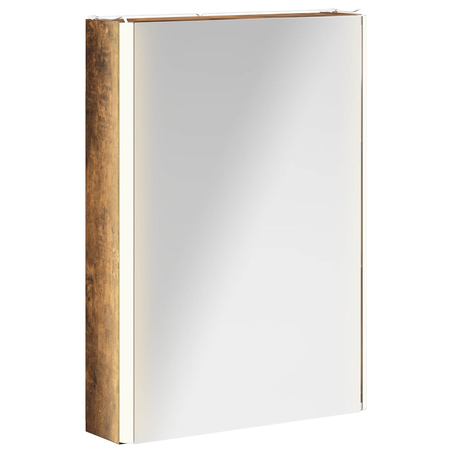Bathroom Mirror Cabinet Smoked Oak 43 x 11.5 x 60.5 cm