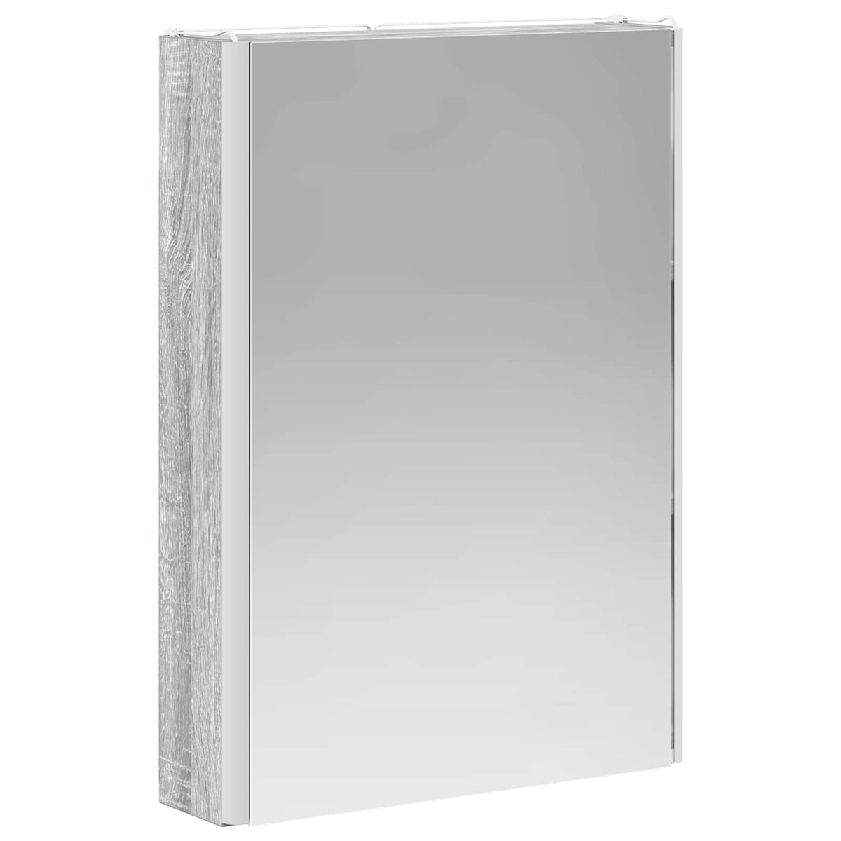 Bathroom Mirror Cabinet Grey Sonoma 43 x 11.5 x 60.5 cm