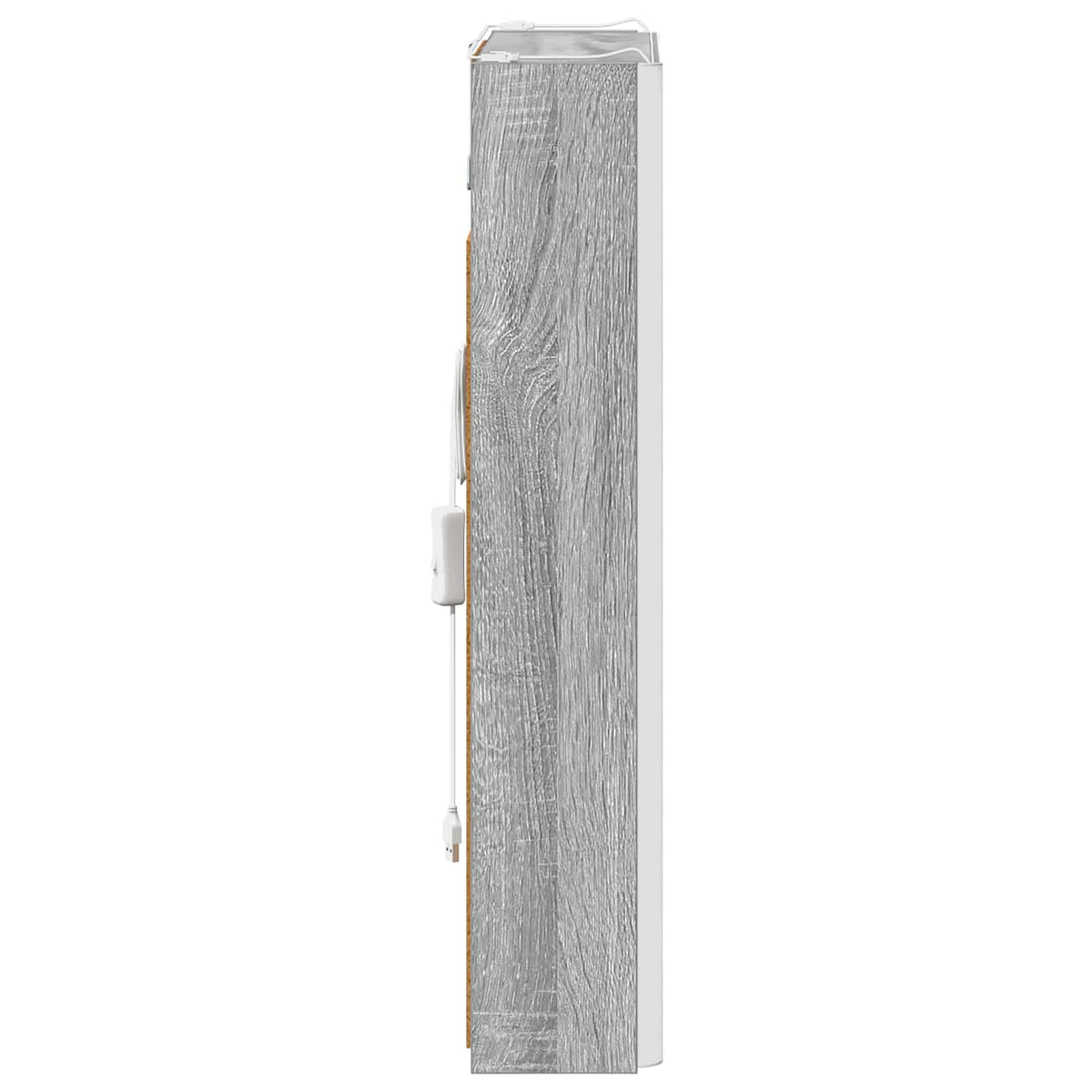 Bathroom Mirror Cabinet Grey Sonoma 43 x 11.5 x 60.5 cm