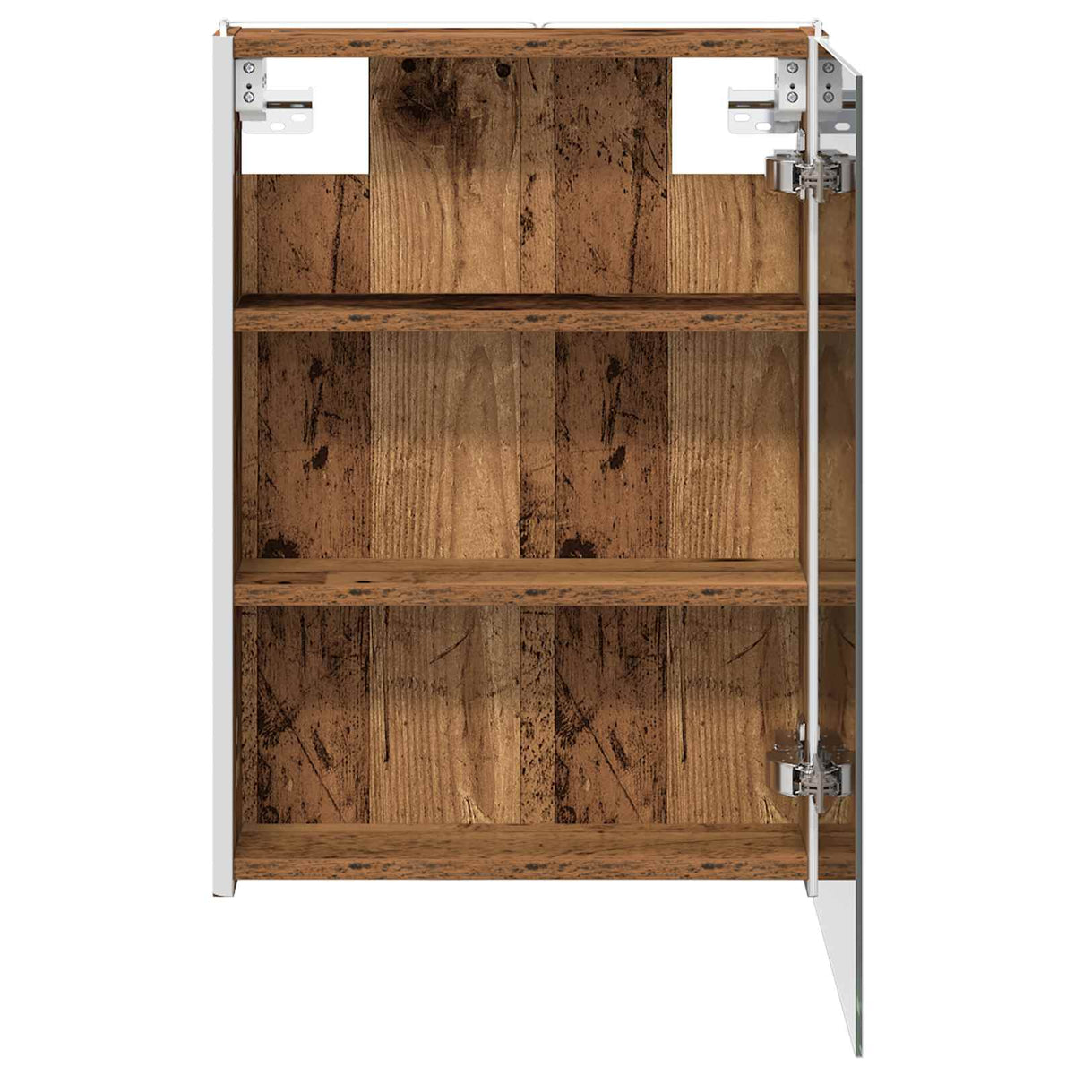 Bathroom Mirror Cabinet Old Wood 43 x 11.5 x 60.5 cm
