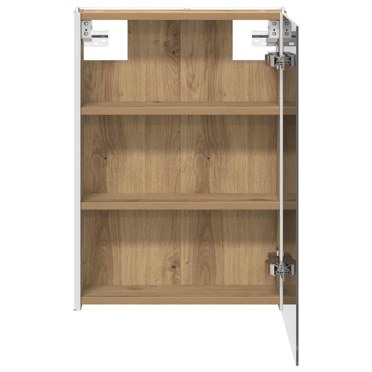 Bathroom Mirror Cabinet Artisian Oak 43 x 11.5 x 60.5 cm