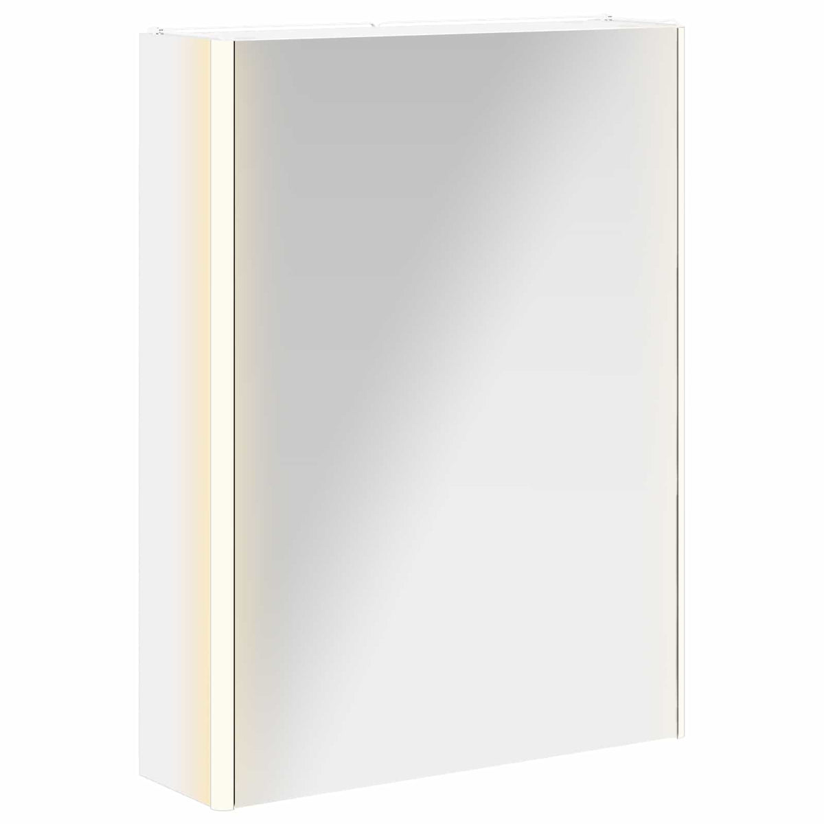 Bathroom Mirror Cabinet White 53.5 x 15.5 x 70 cm