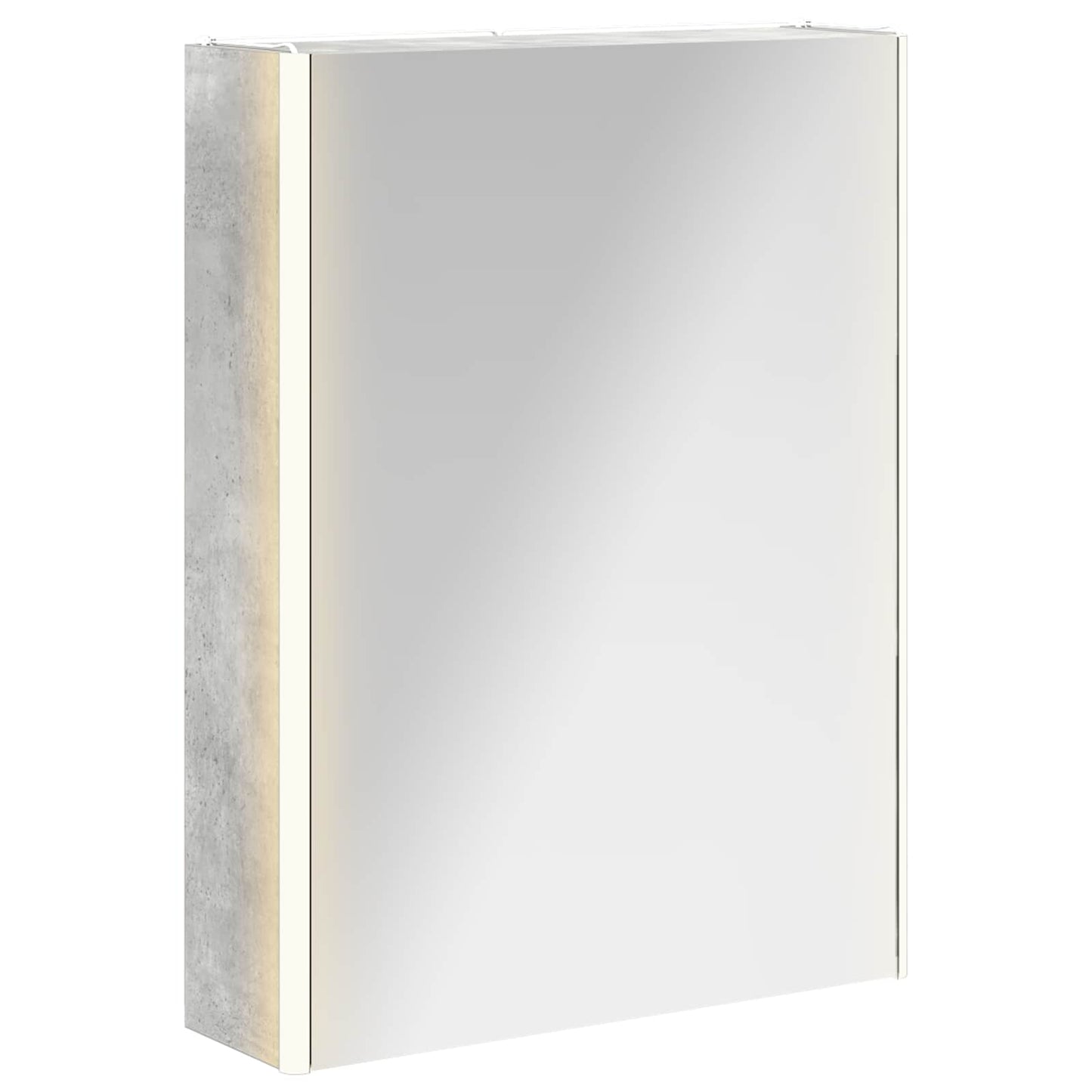 Bathroom Mirror Cabinet Concrete Grey 53.5 x 15.5 x 70 cm