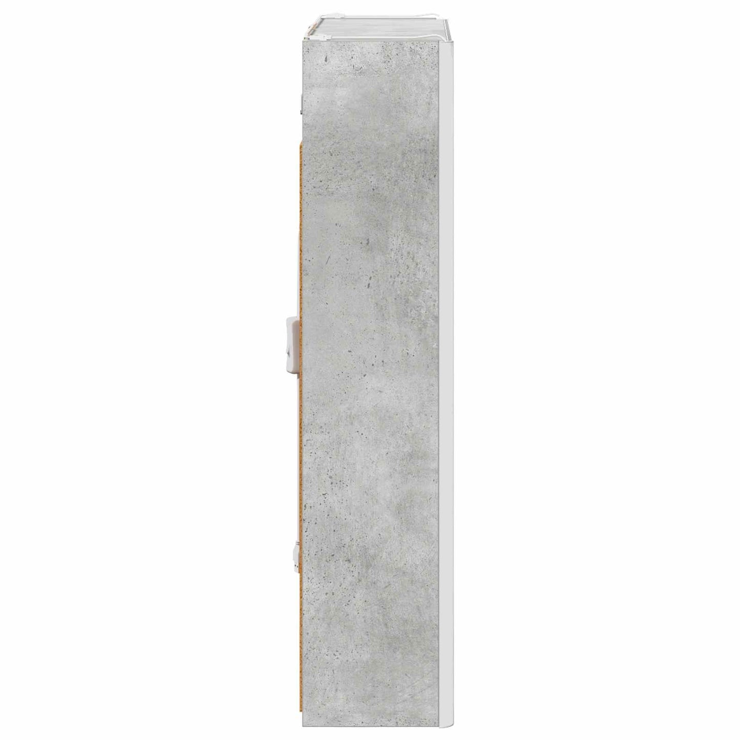 Bathroom Mirror Cabinet Concrete Grey 53.5 x 15.5 x 70 cm