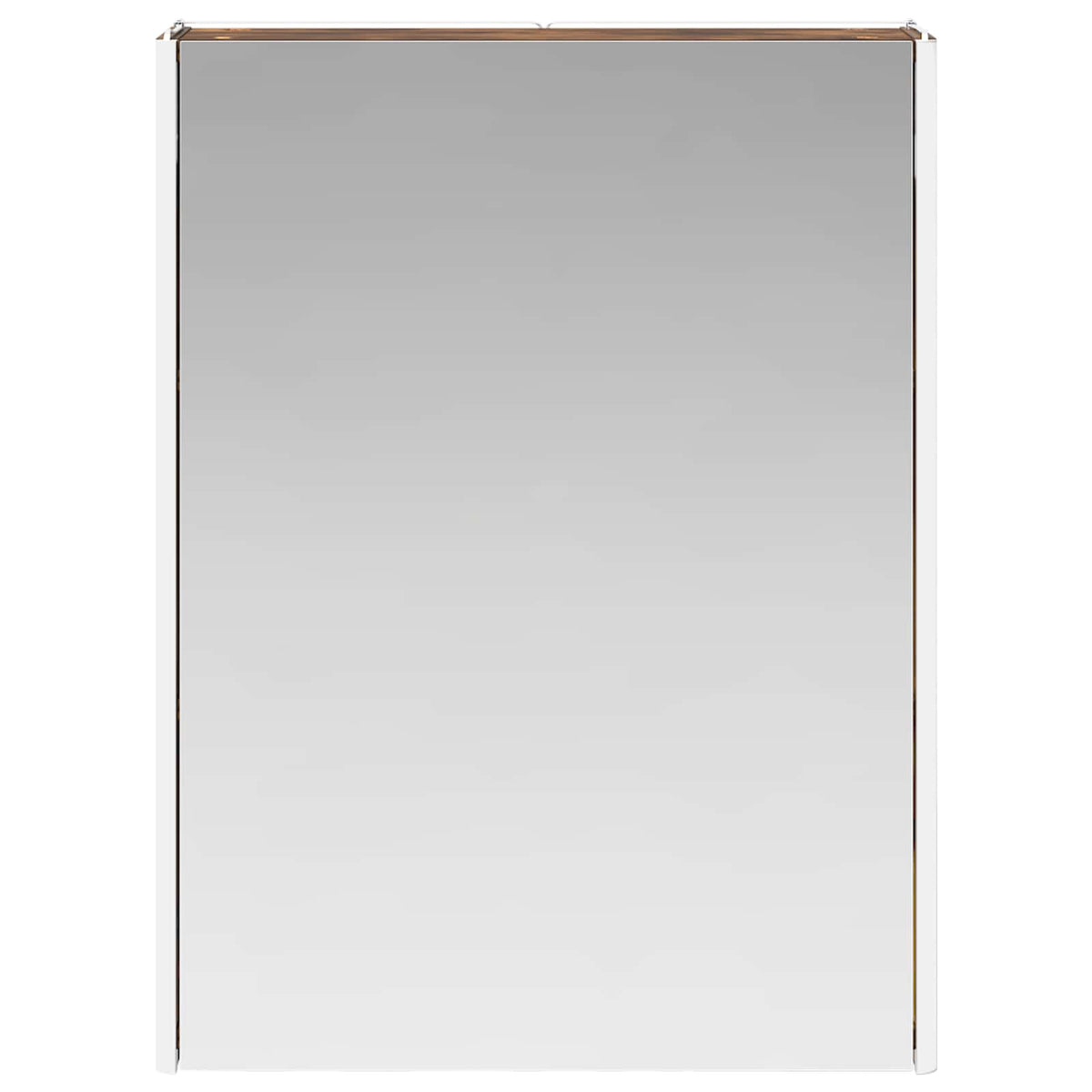 Bathroom Mirror Cabinet Smoked Oak 53.5 x 15.5 x 70 cm