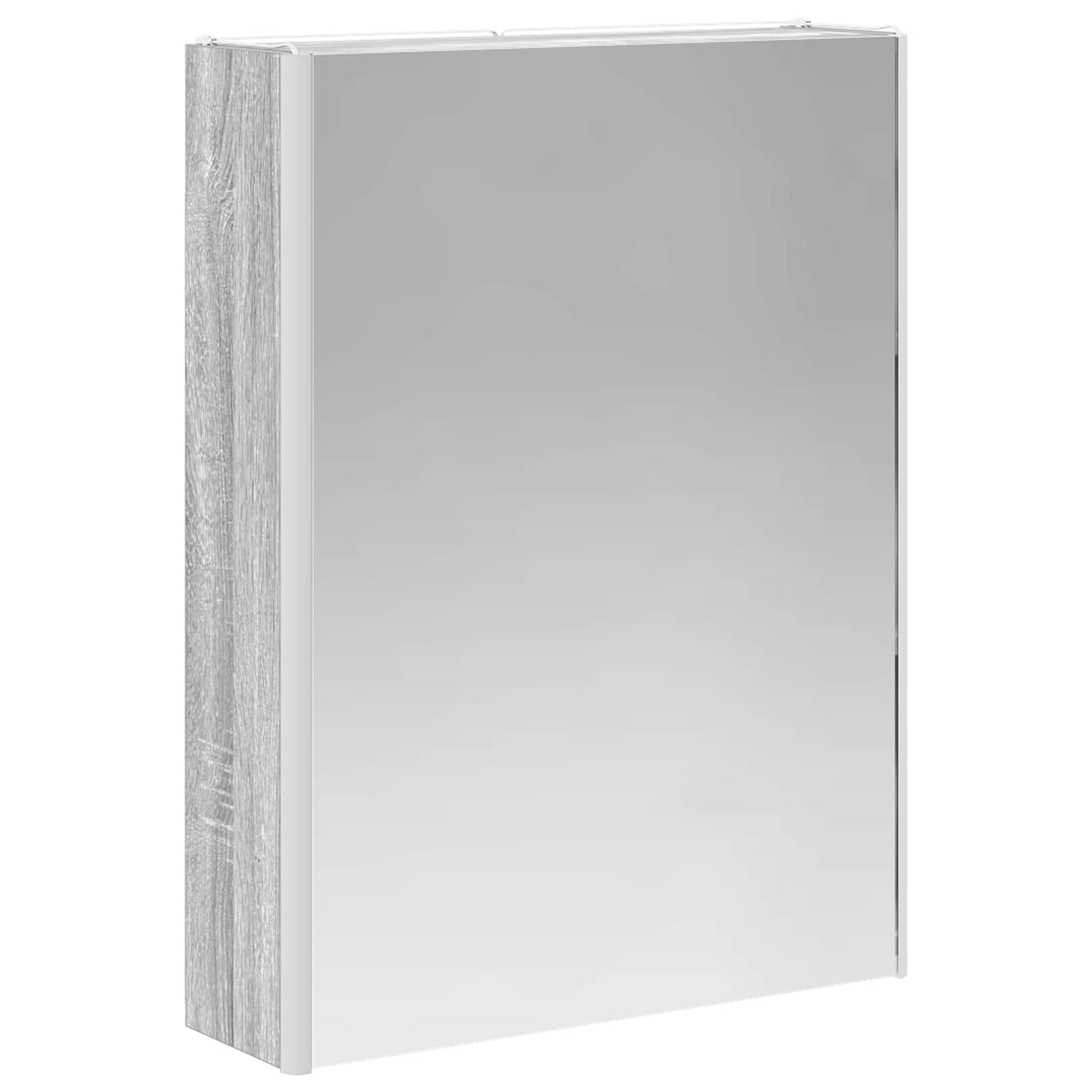Bathroom Mirror Cabinet Grey Sonoma 53.5 x 15.5 x 70 cm