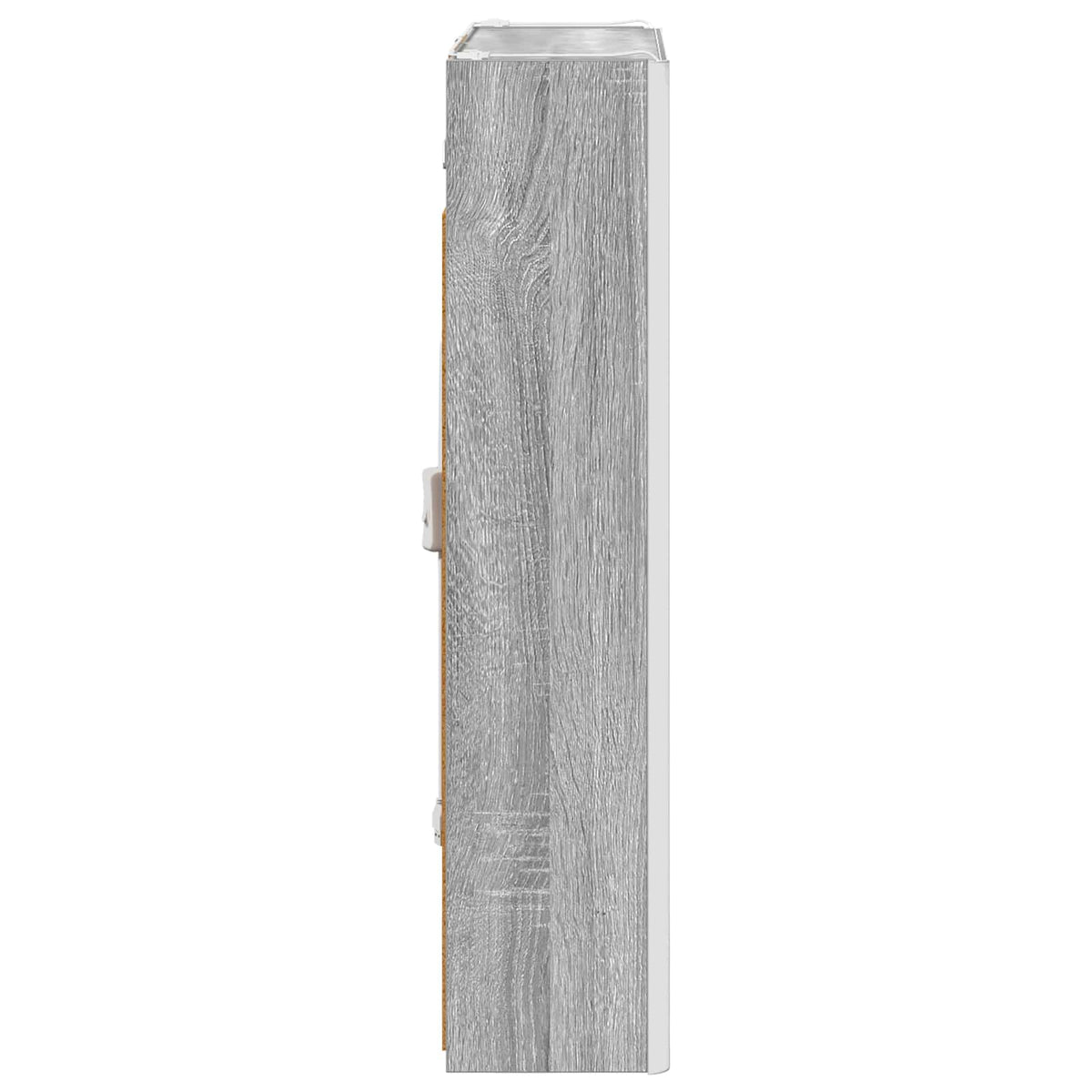 Bathroom Mirror Cabinet Grey Sonoma 53.5 x 15.5 x 70 cm