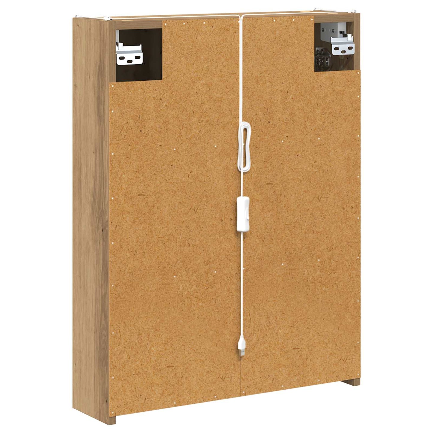 Bathroom Mirror Cabinet Artisian Oak 53.5 x 15.5 x 70 cm