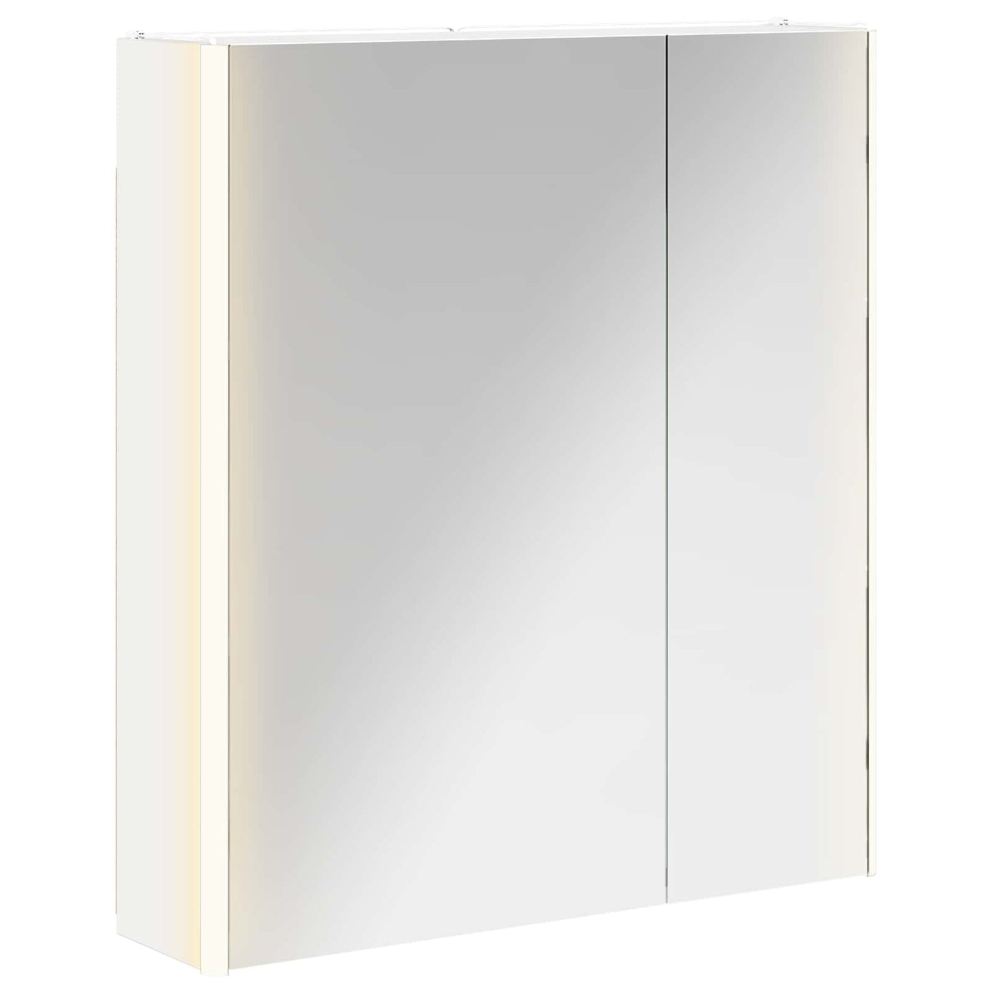 Bathroom Mirror Cabinet White 63.5 x 15.5 x 70 cm