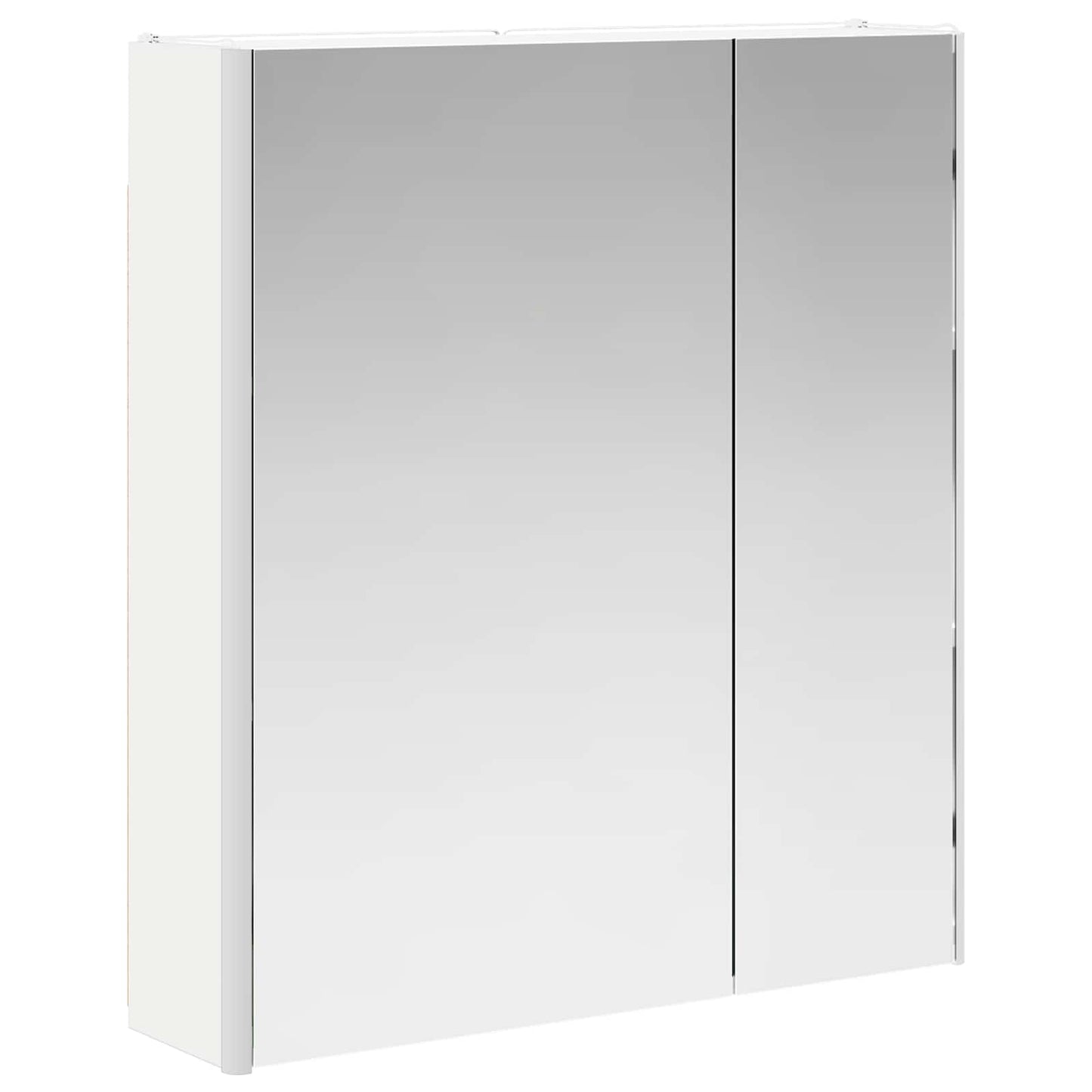 Bathroom Mirror Cabinet White 63.5 x 15.5 x 70 cm