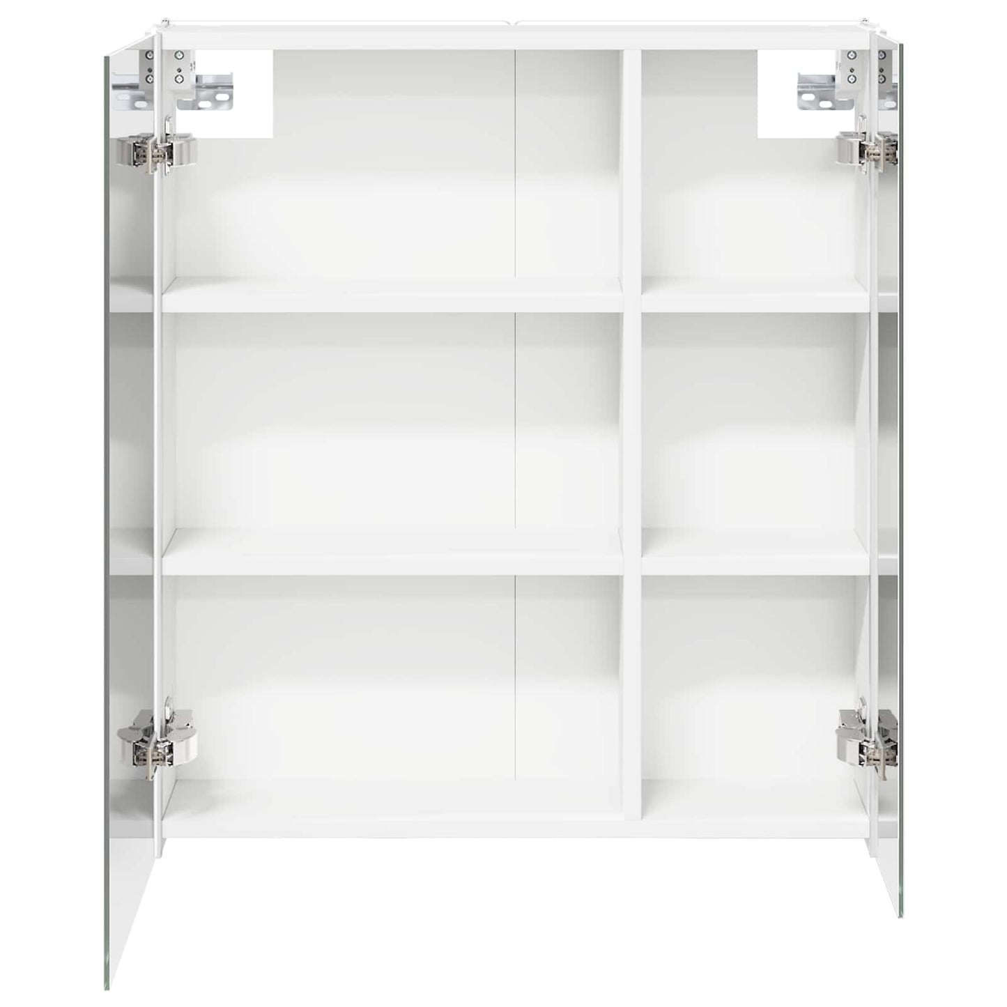 Bathroom Mirror Cabinet White 63.5 x 15.5 x 70 cm