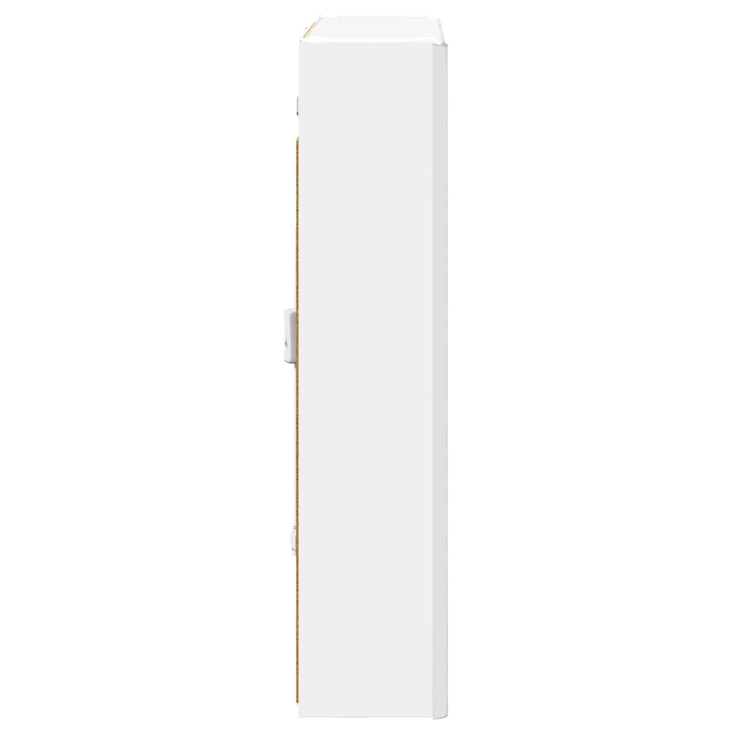 Bathroom Mirror Cabinet White 63.5 x 15.5 x 70 cm