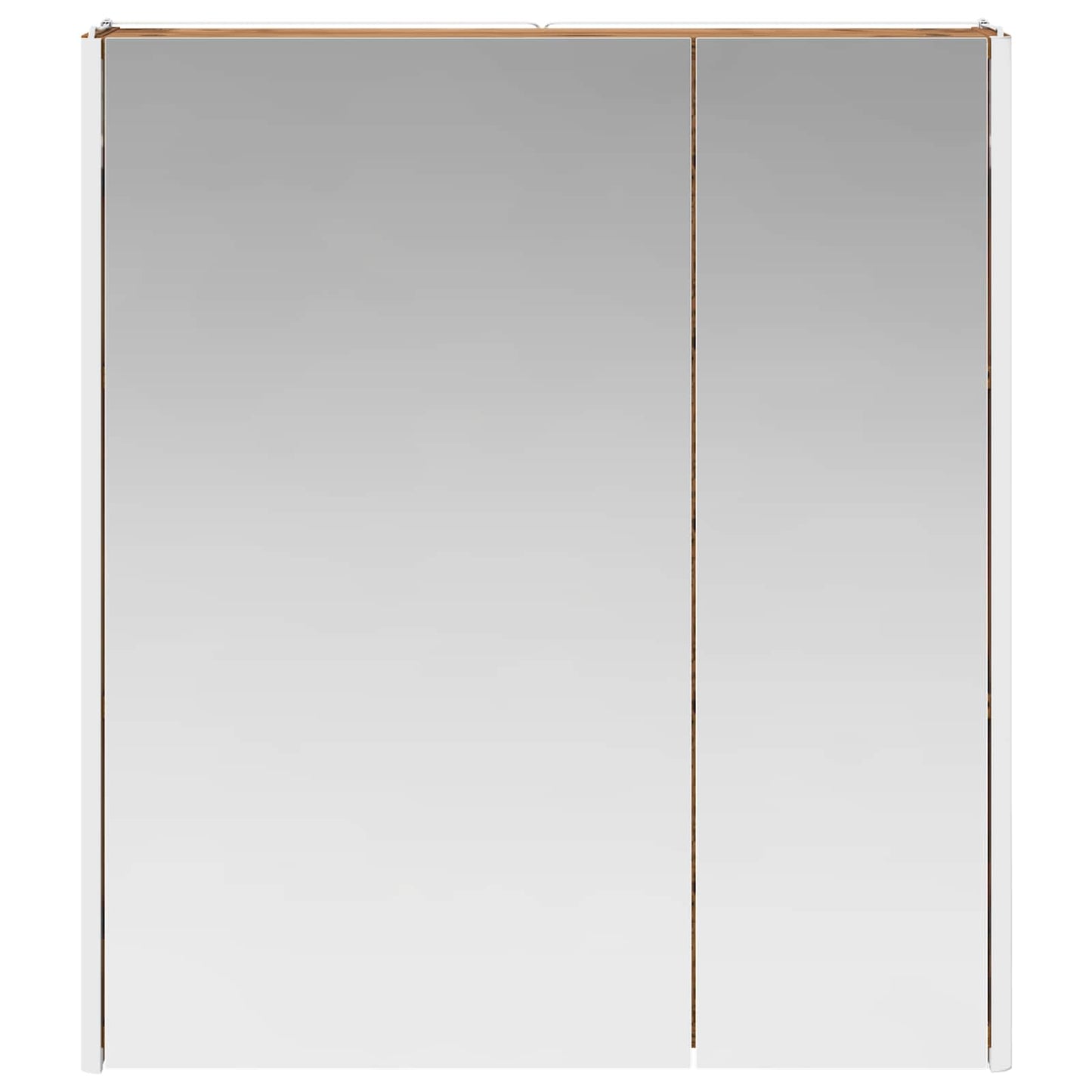 Bathroom Mirror Cabinet Old Wood 63.5 x 15.5 x 70 cm