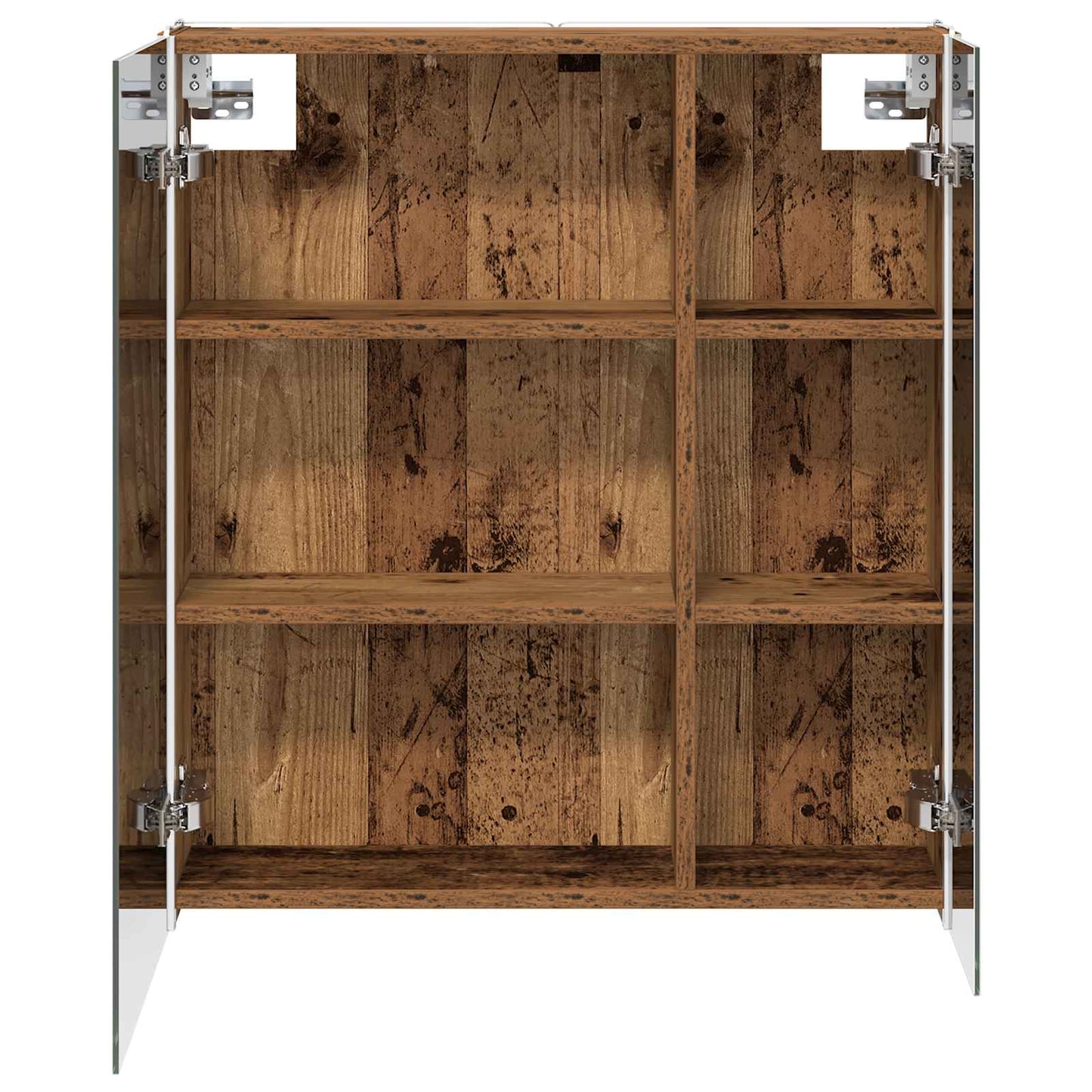 Bathroom Mirror Cabinet Old Wood 63.5 x 15.5 x 70 cm