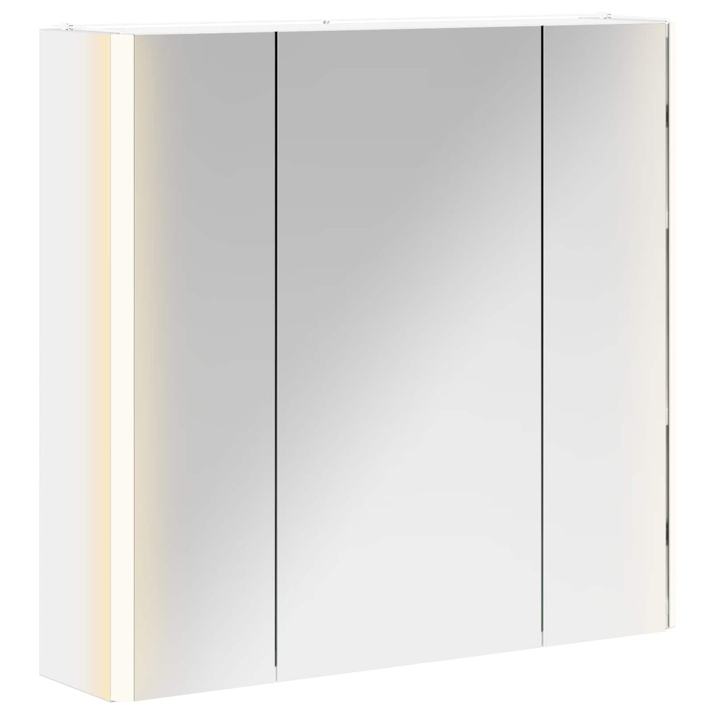 Bathroom Mirror Cabinet White 63.5 x 15.5 x 60.5 cm