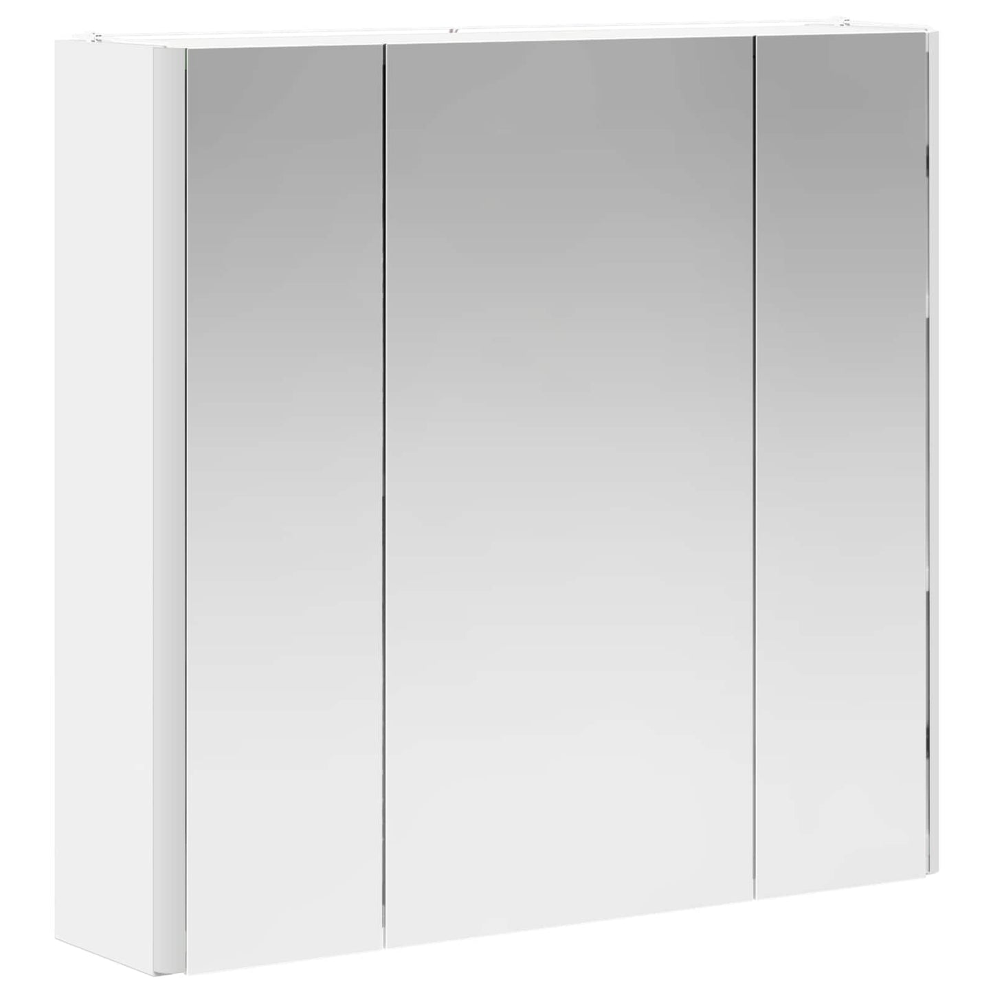 Bathroom Mirror Cabinet White 63.5 x 15.5 x 60.5 cm