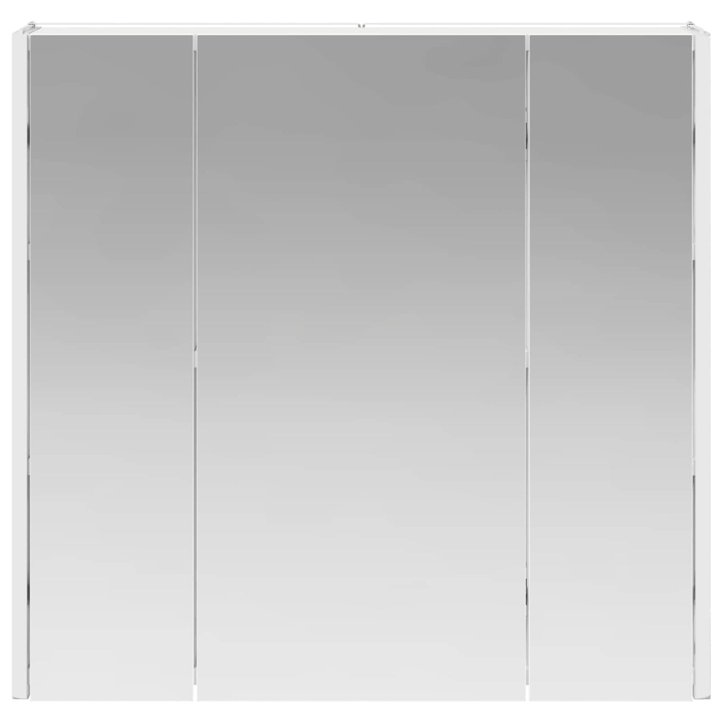 Bathroom Mirror Cabinet White 63.5 x 15.5 x 60.5 cm