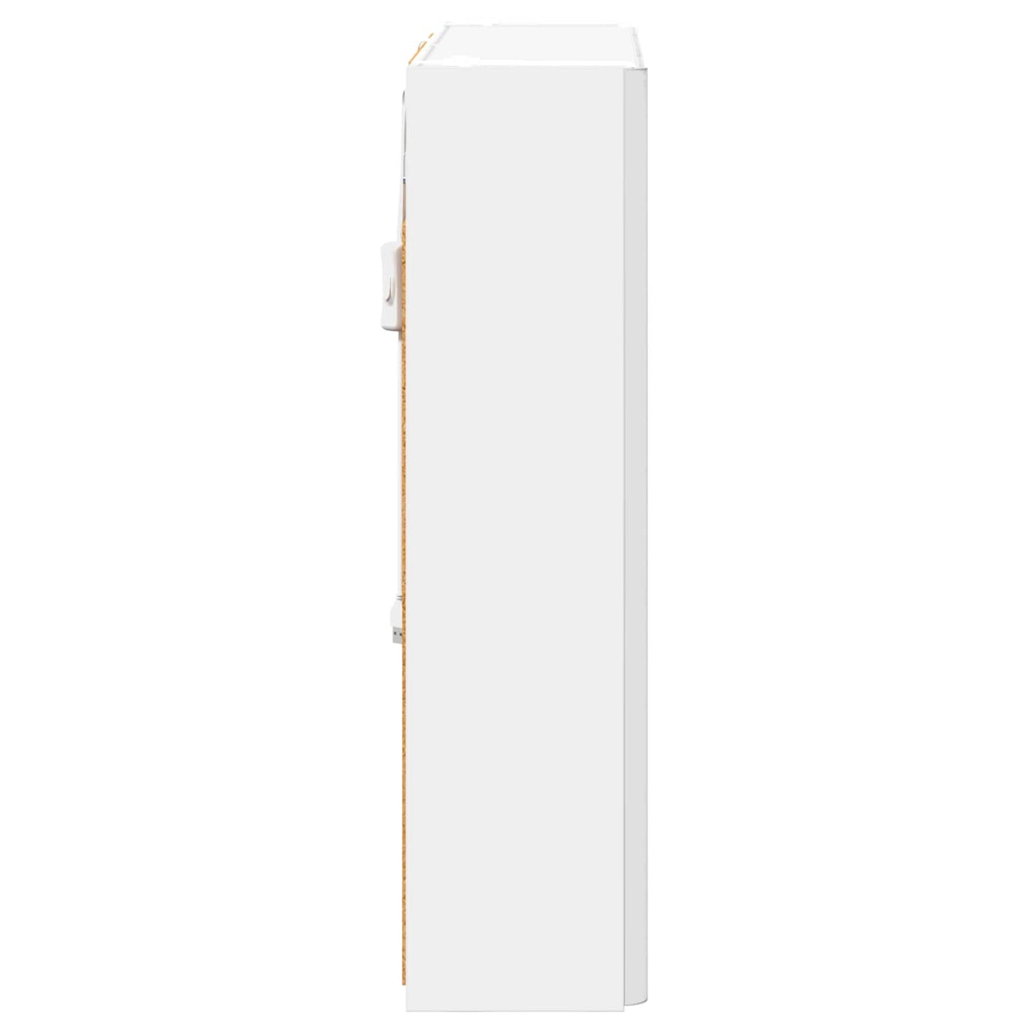 Bathroom Mirror Cabinet White 63.5 x 15.5 x 60.5 cm