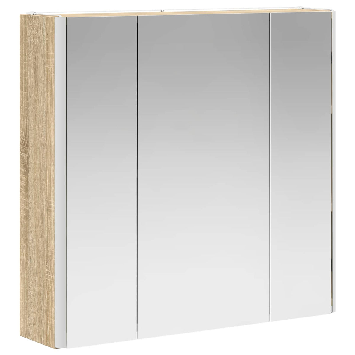 Bathroom Mirror Cabinet Sonoma Oak 63.5 x 15.5 x 60.5 cm