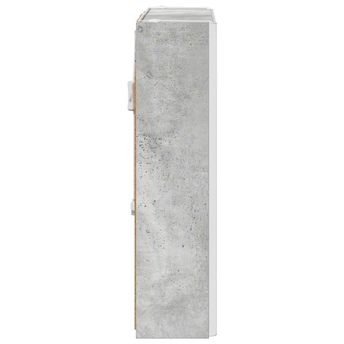 Bathroom Mirror Cabinet Concrete Grey 63.5 x 15.5 x 60.5 cm