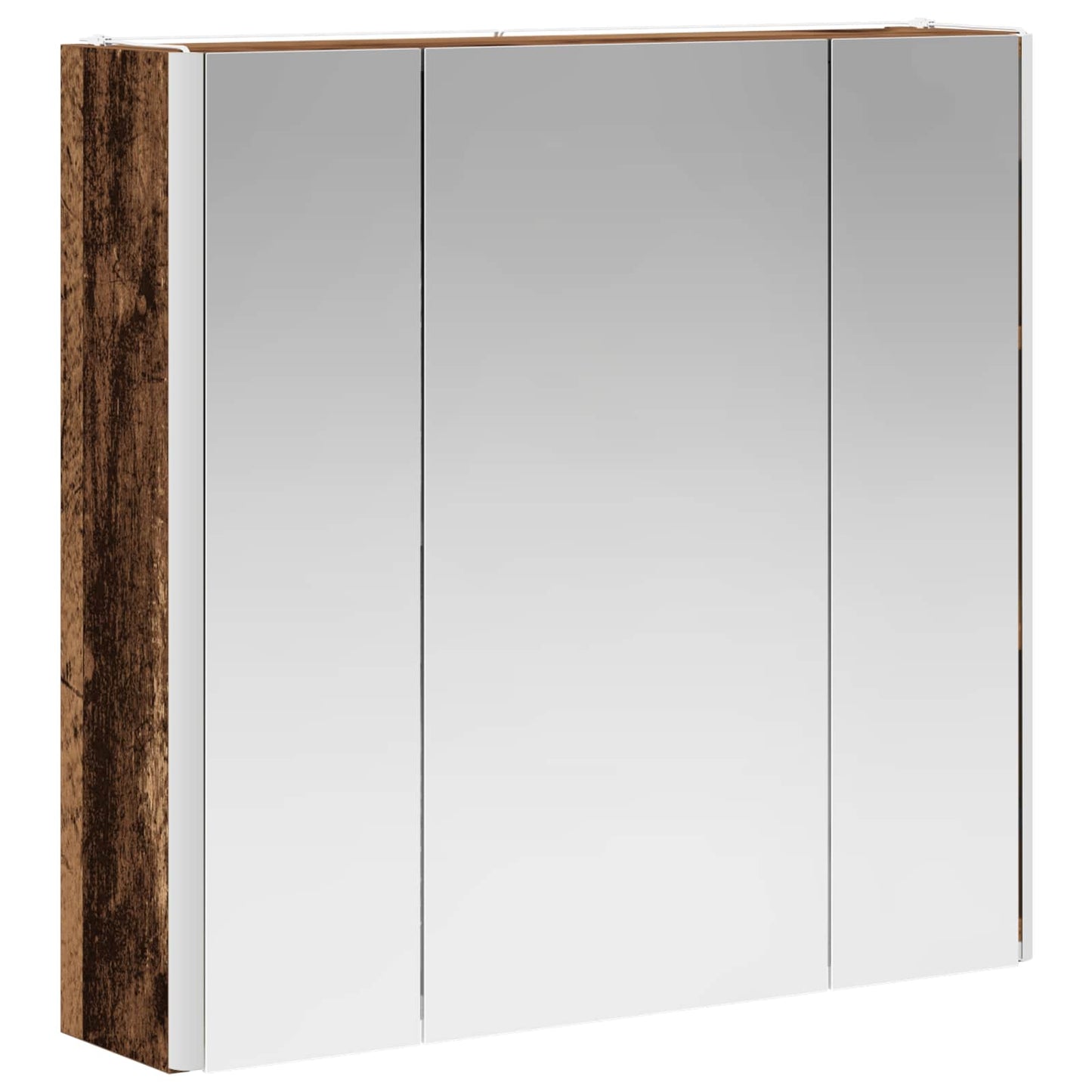 Bathroom Mirror Cabinet Old Wood 63.5 x 15.5 x 60.5 cm