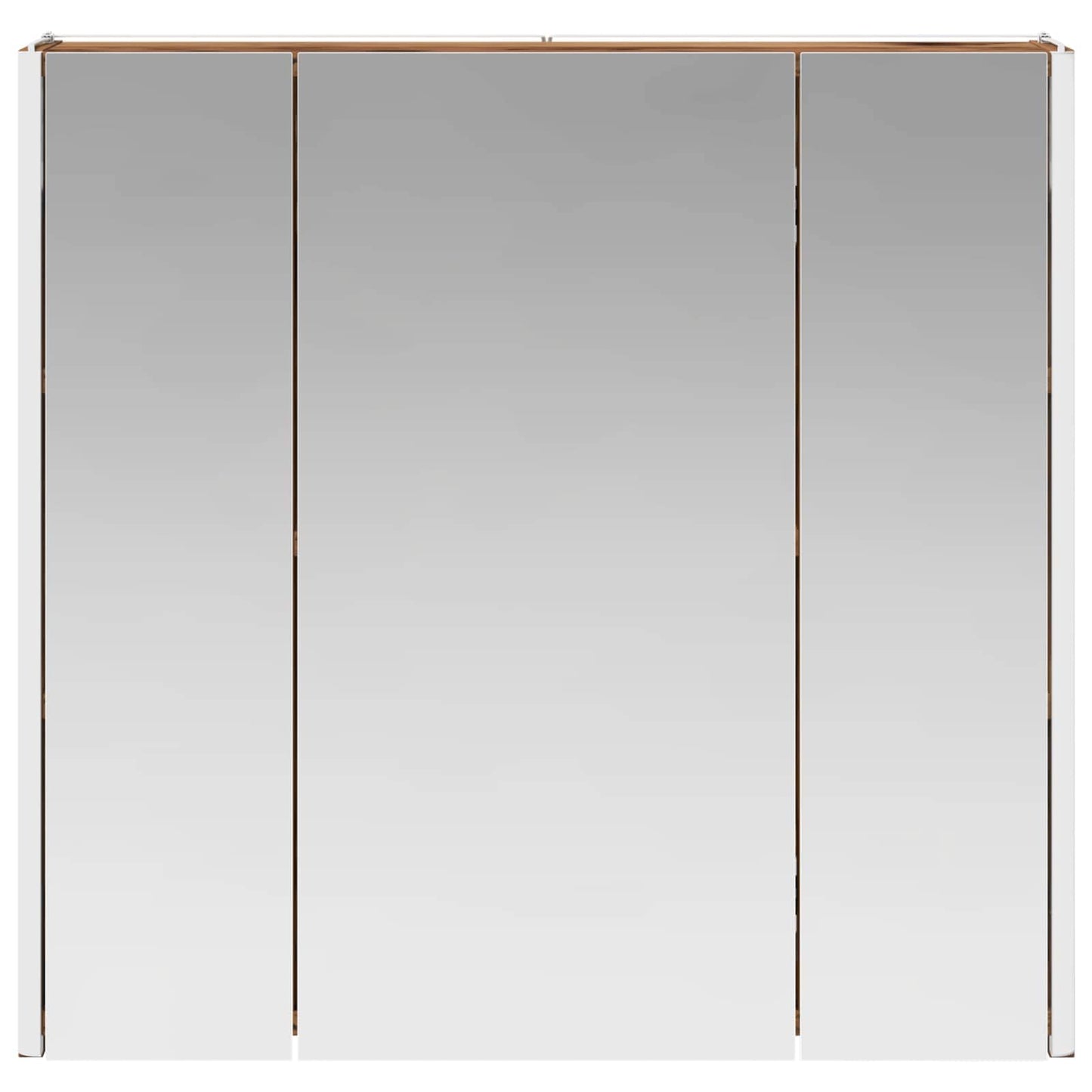 Bathroom Mirror Cabinet Old Wood 63.5 x 15.5 x 60.5 cm