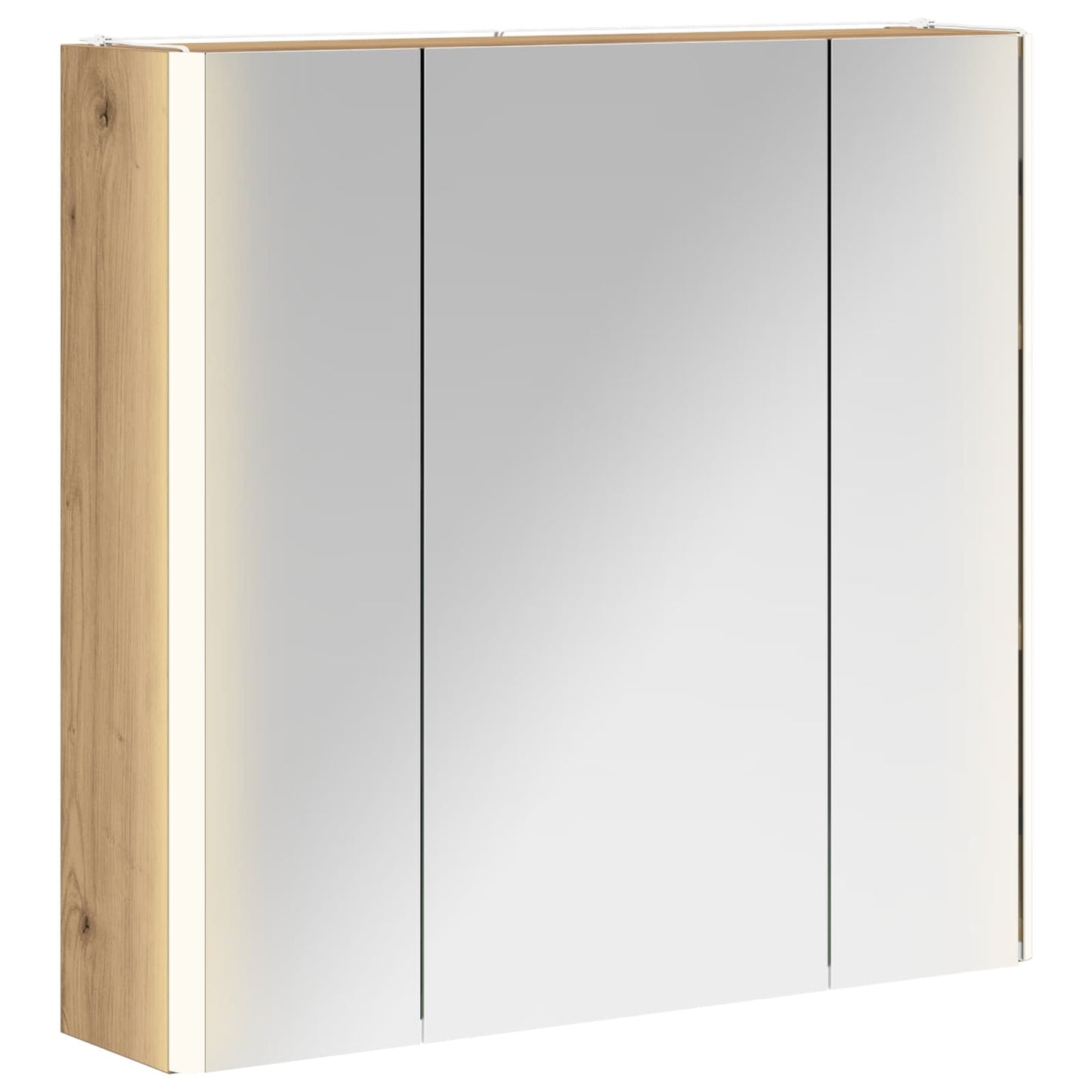 Bathroom Mirror Cabinet Artisian Oak 63.5 x 15.5 x 60.5 cm