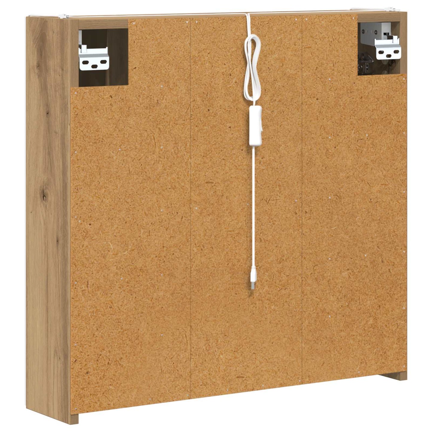 Bathroom Mirror Cabinet Artisian Oak 63.5 x 15.5 x 60.5 cm
