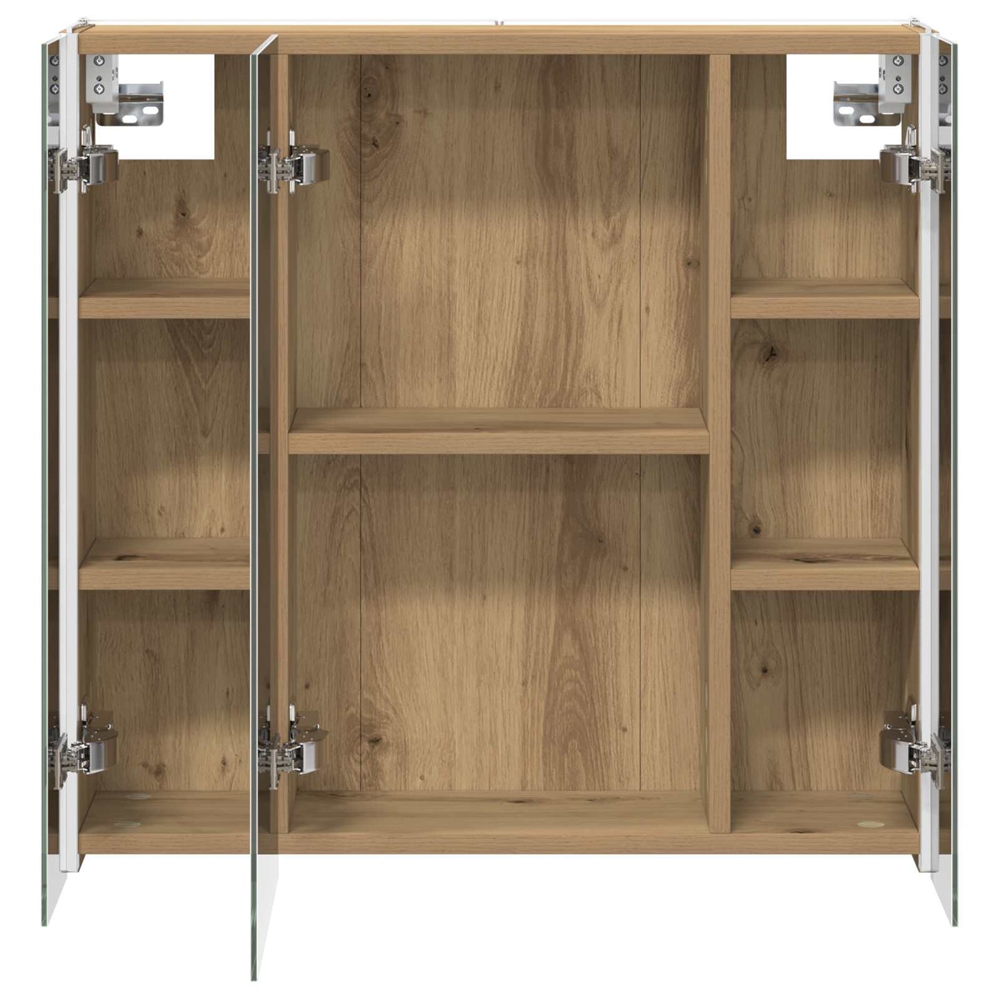 Bathroom Mirror Cabinet Artisian Oak 63.5 x 15.5 x 60.5 cm
