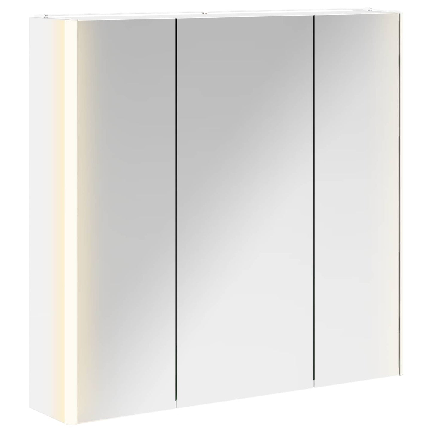 Bathroom Mirror Cabinet White 73.5 x 15.5 x 70 cm