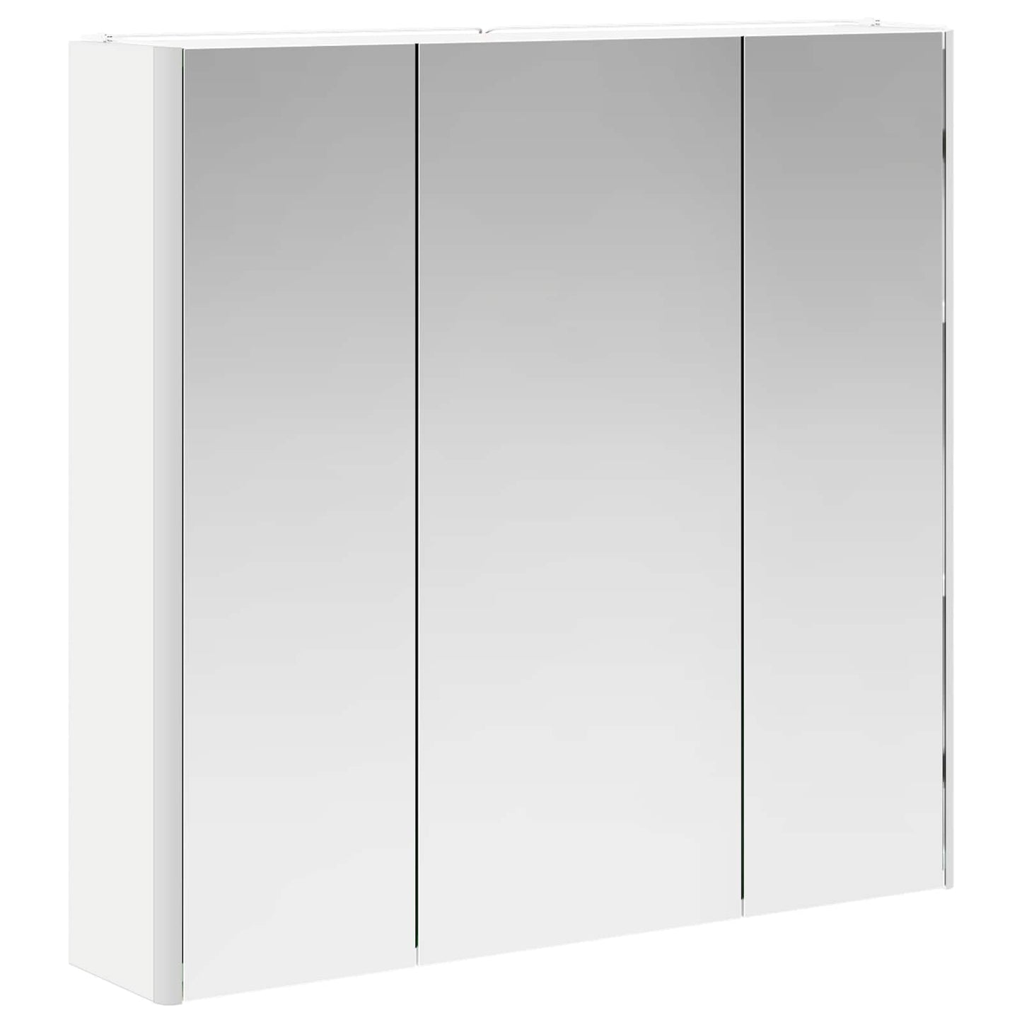 Bathroom Mirror Cabinet White 73.5 x 15.5 x 70 cm