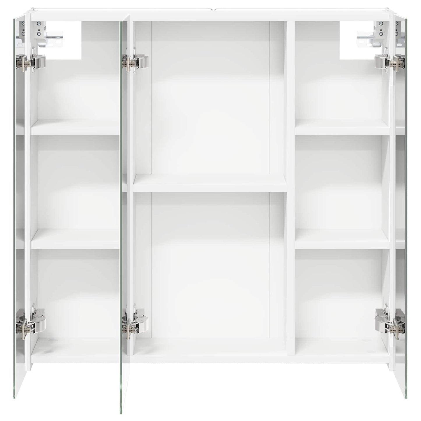Bathroom Mirror Cabinet White 73.5 x 15.5 x 70 cm