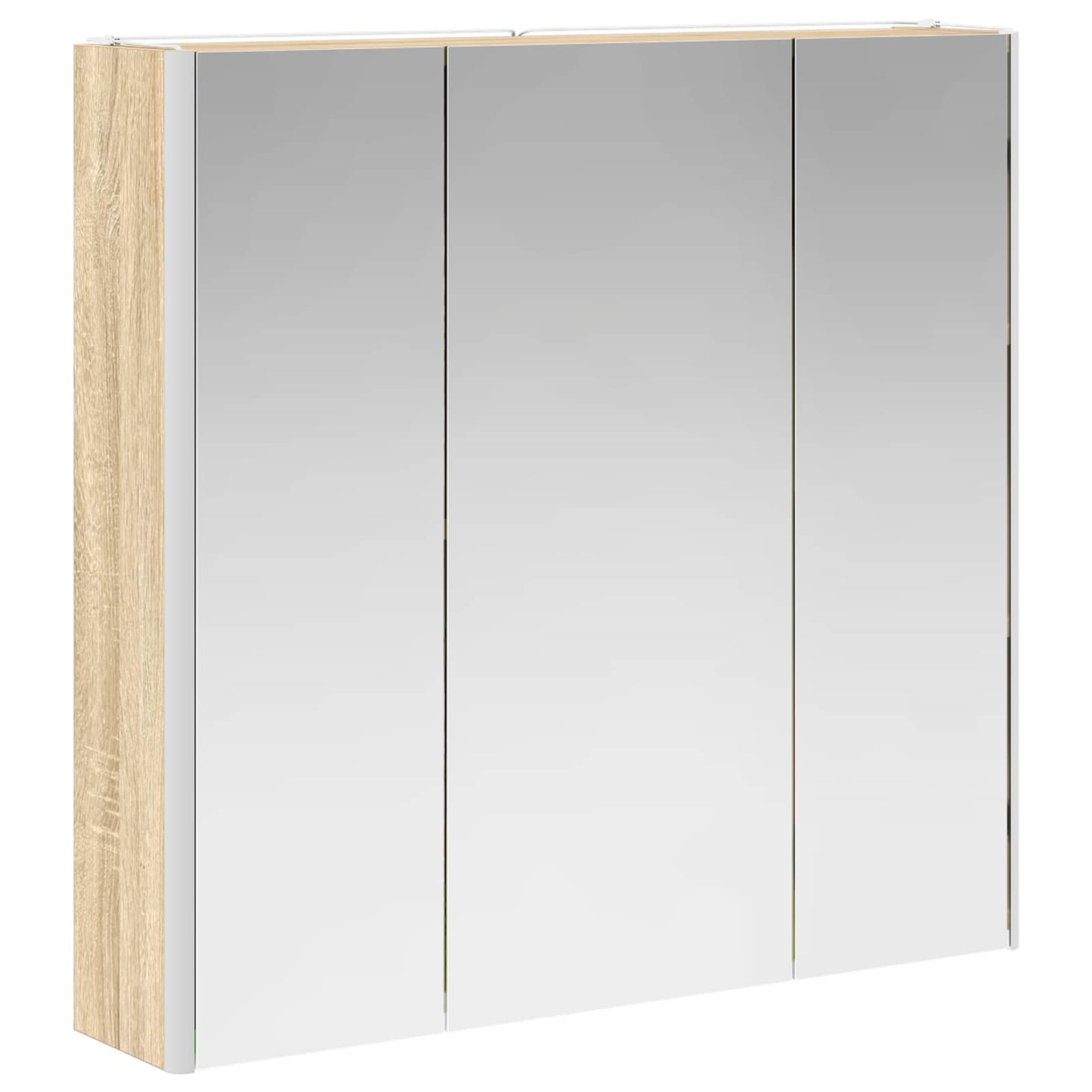 Bathroom Mirror Cabinet Sonoma Oak 73.5 x 15.5 x 70 cm