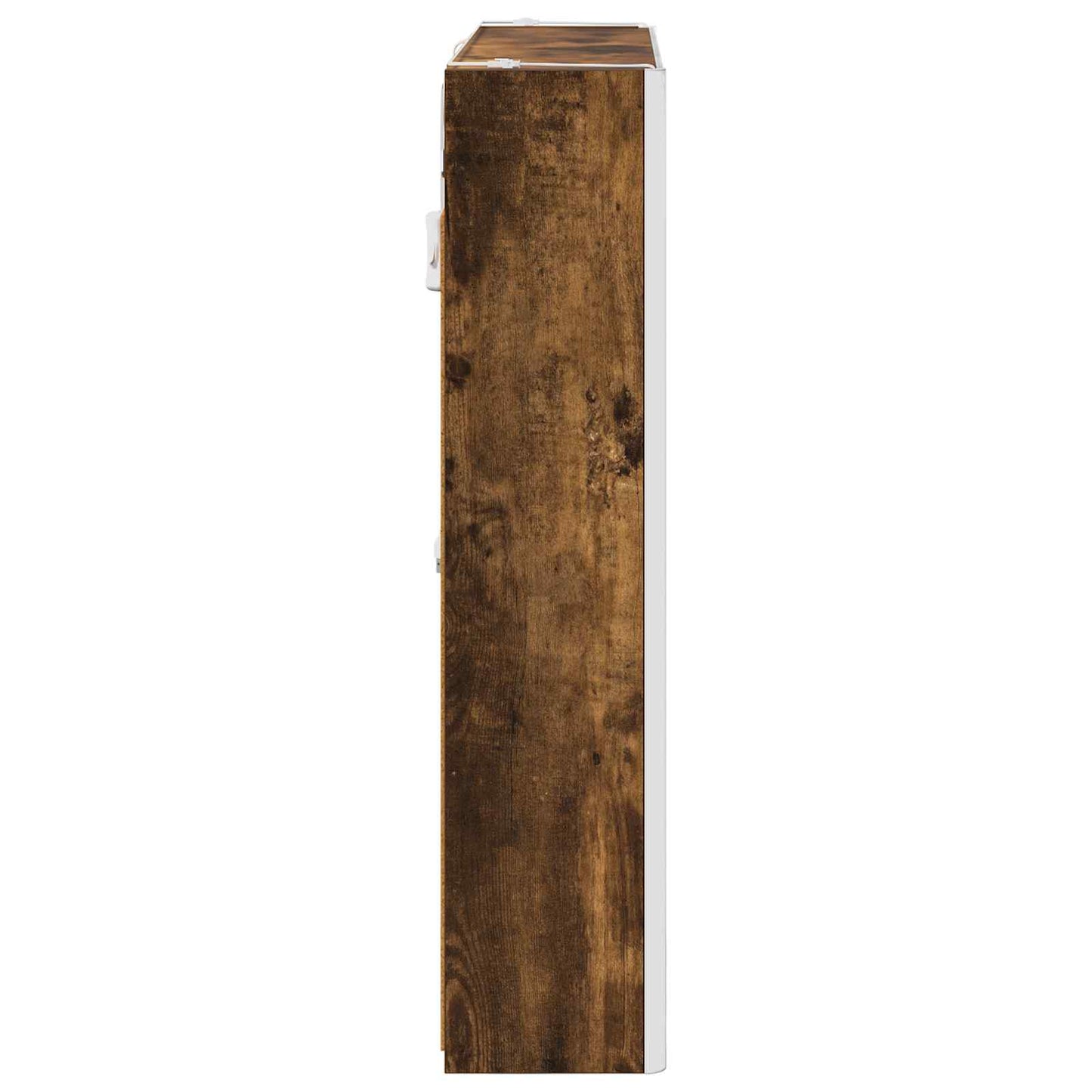 Bathroom Mirror Cabinet Smoked Oak 73.5 x 15.5 x 70 cm