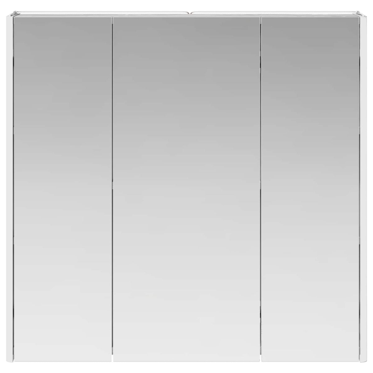Bathroom Mirror Cabinet Grey Sonoma 73.5 x 15.5 x 70 cm