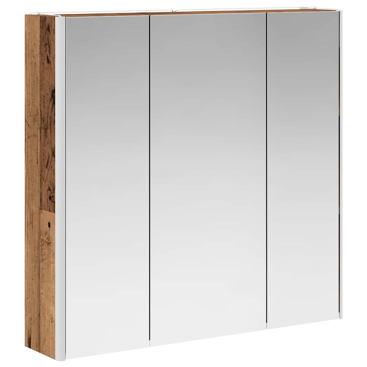 Bathroom Mirror Cabinet Old Wood 73.5 x 15.5 x 70 cm